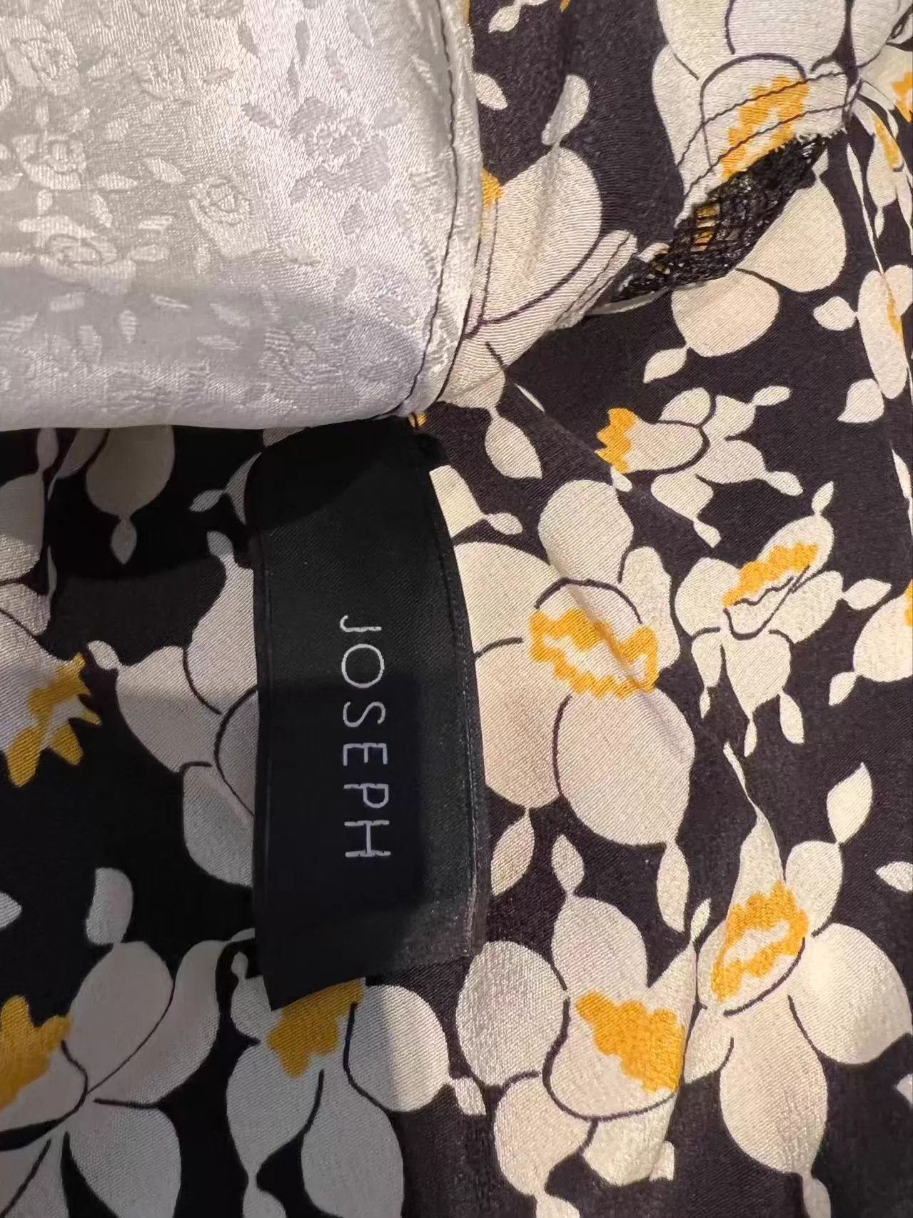 Joseph JOSEPH Runway Silk Floral Lace Trim Dress 36 New Size XS / US 0-2 / IT 36-38 - 7 Thumbnail
