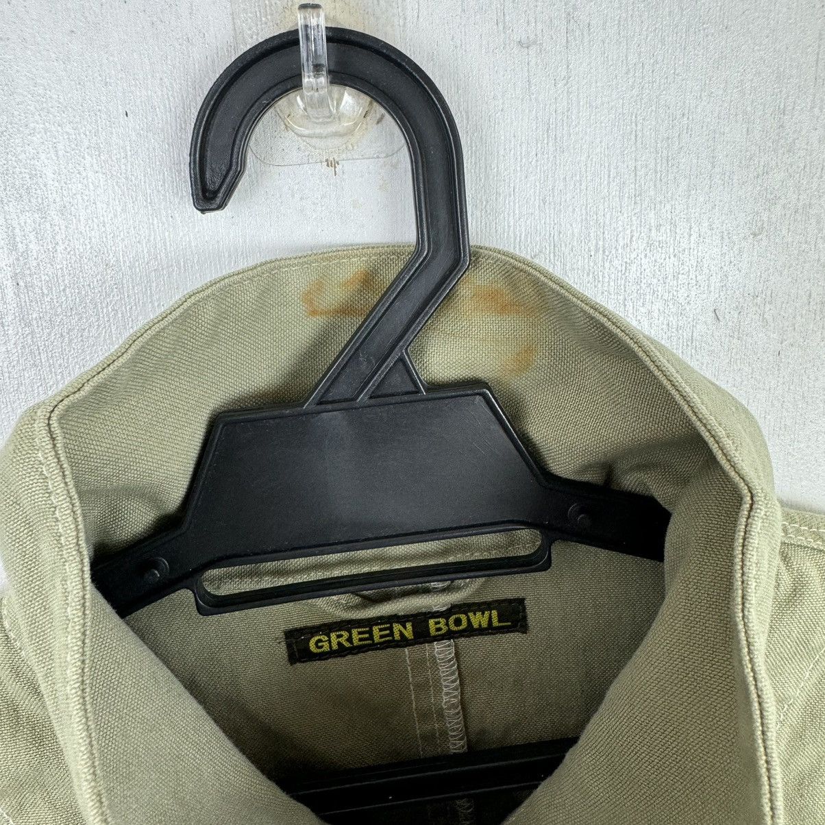 Japanese Brand Olive Green Bowl Stripe Military Style Jacket Size US S / EU 44-46 / 1 - 4 Thumbnail