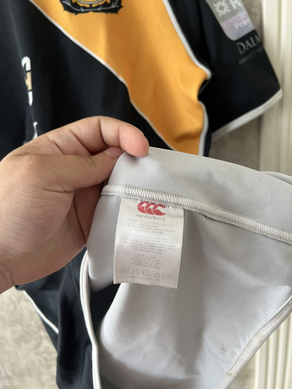 Canterbury of New Zealand Vintage Canterbury Currie RFC Rugby Jersey #20 Subway Shirt Size US L / EU 52-54 / 3 - 10 Thumbnail