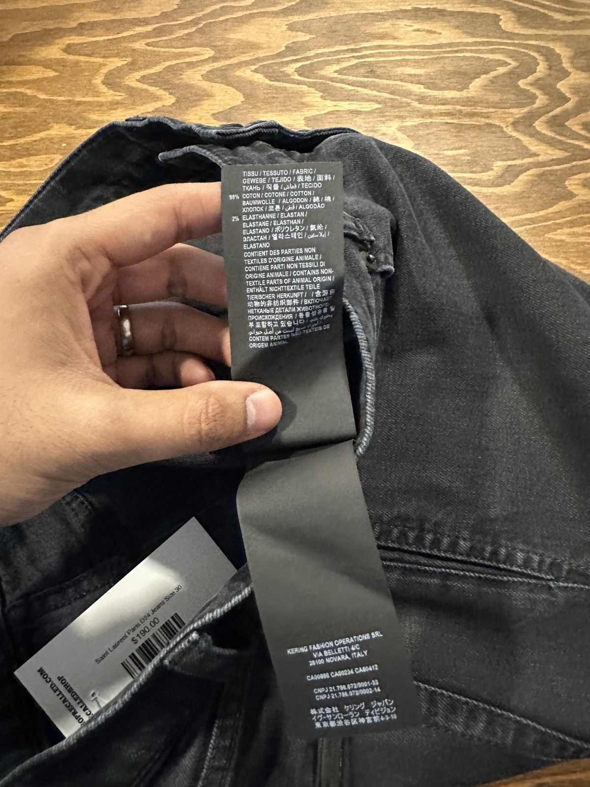 Saint Laurent Paris 2020 Saint Laurent D24 Jeans Size US 30 / EU 46 - 7 Thumbnail