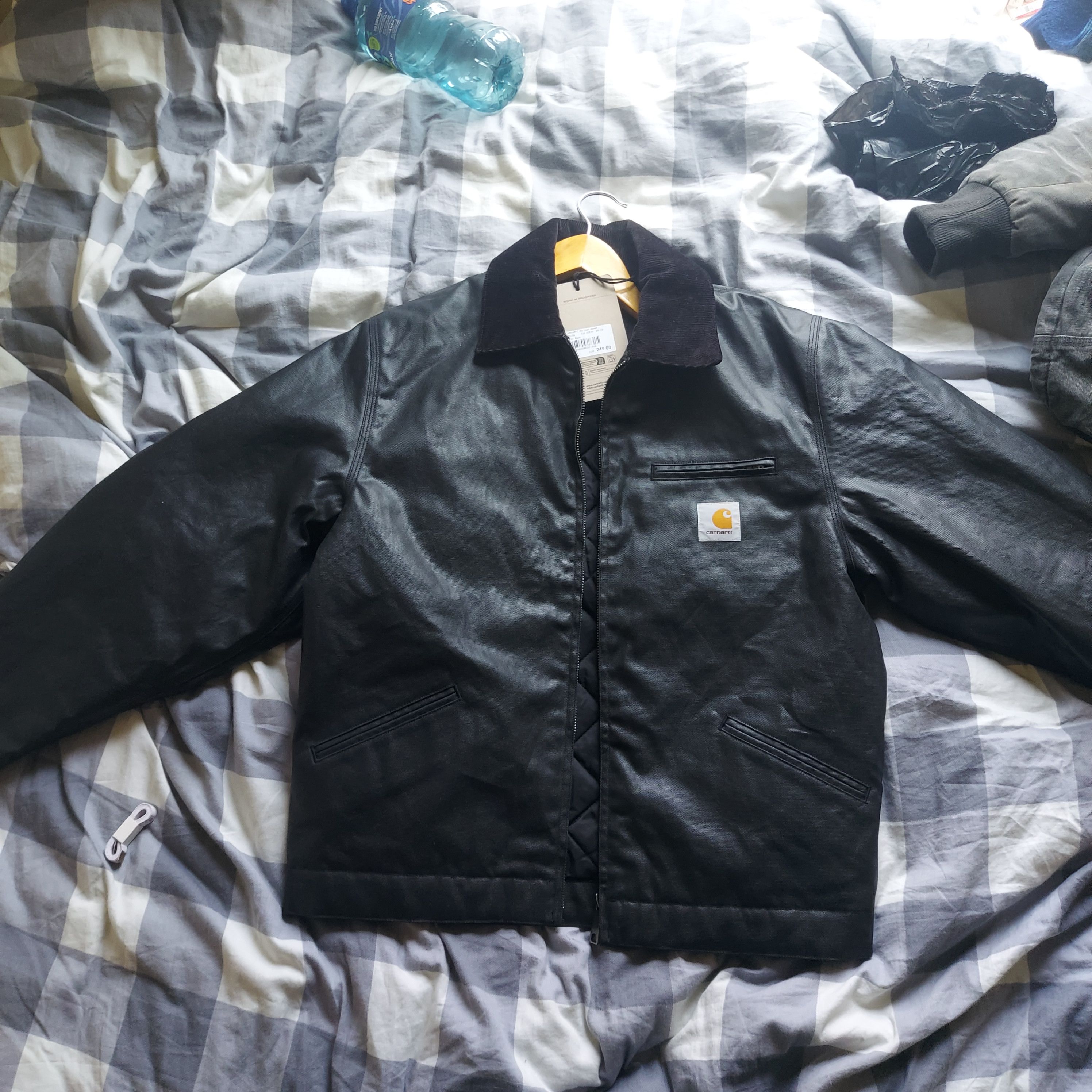 Carhartt OG Dean Black Bomber Jacket Size US S / EU 44-46 / 1 - 1 Thumbnail