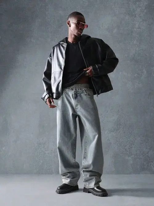 Japanese Brand Jeans with Boxer waistband Skater Fit Riot Size US 34 / EU 50 - 1 Thumbnail