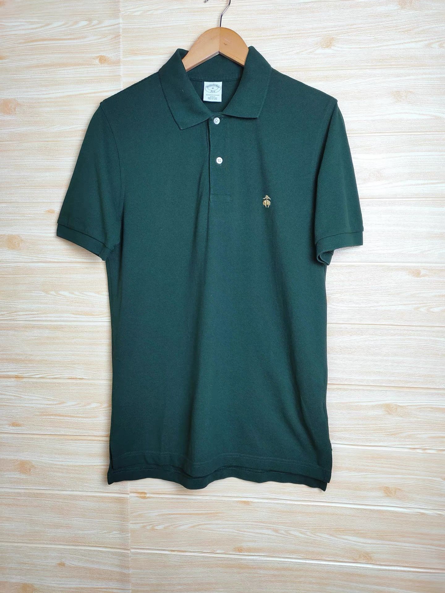 Brooks Brothers Brooks Brothers Dark Green Short Sleeve Polo K29 Size US M / EU 48-50 / 2 - 1 Thumbnail