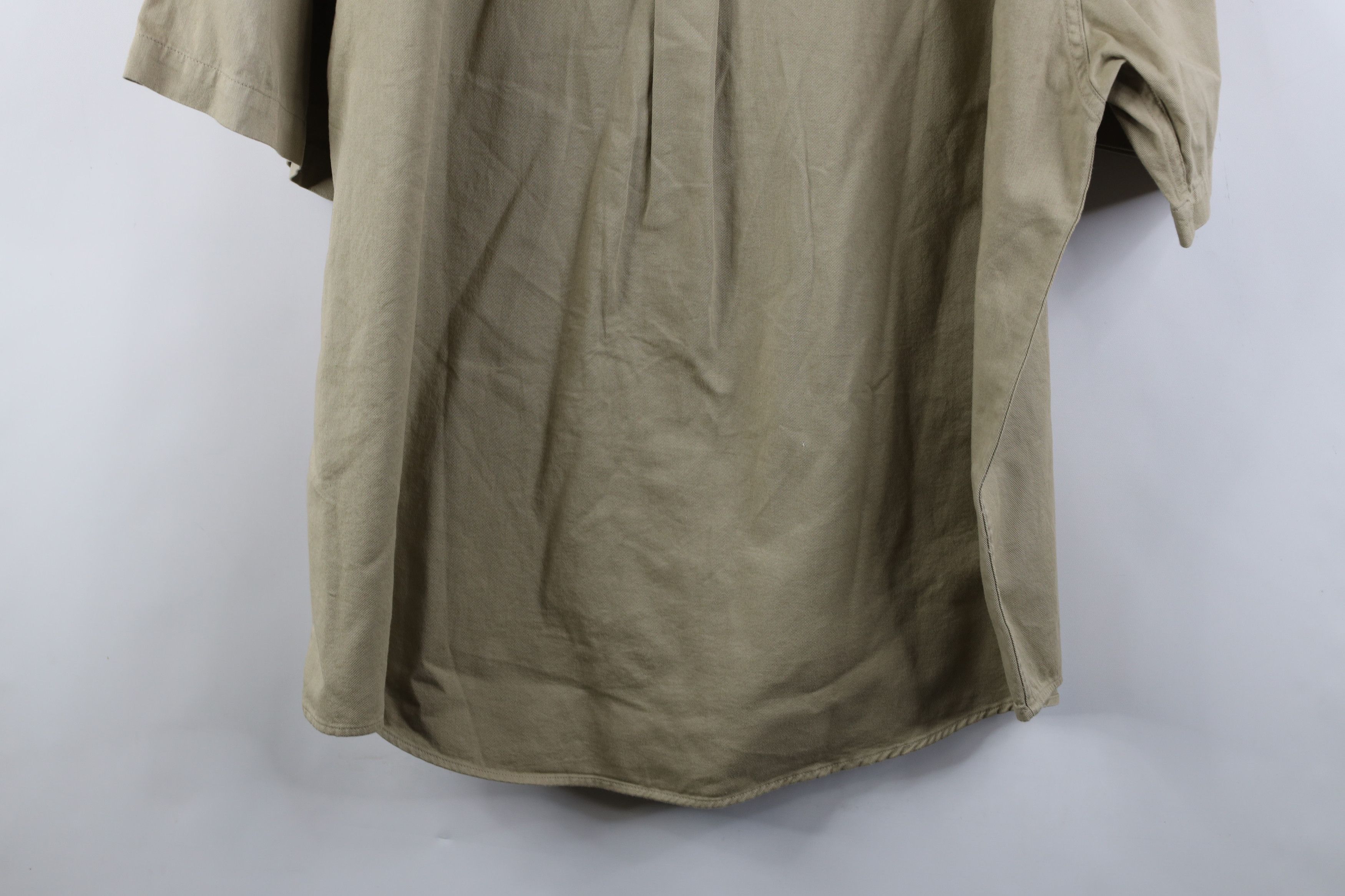 Eddie Bauer Deadstock Vintage 90s Eddie Bauer Short Sleeve Button Shirt Size US XL / EU 56 / 4 - 13 Thumbnail