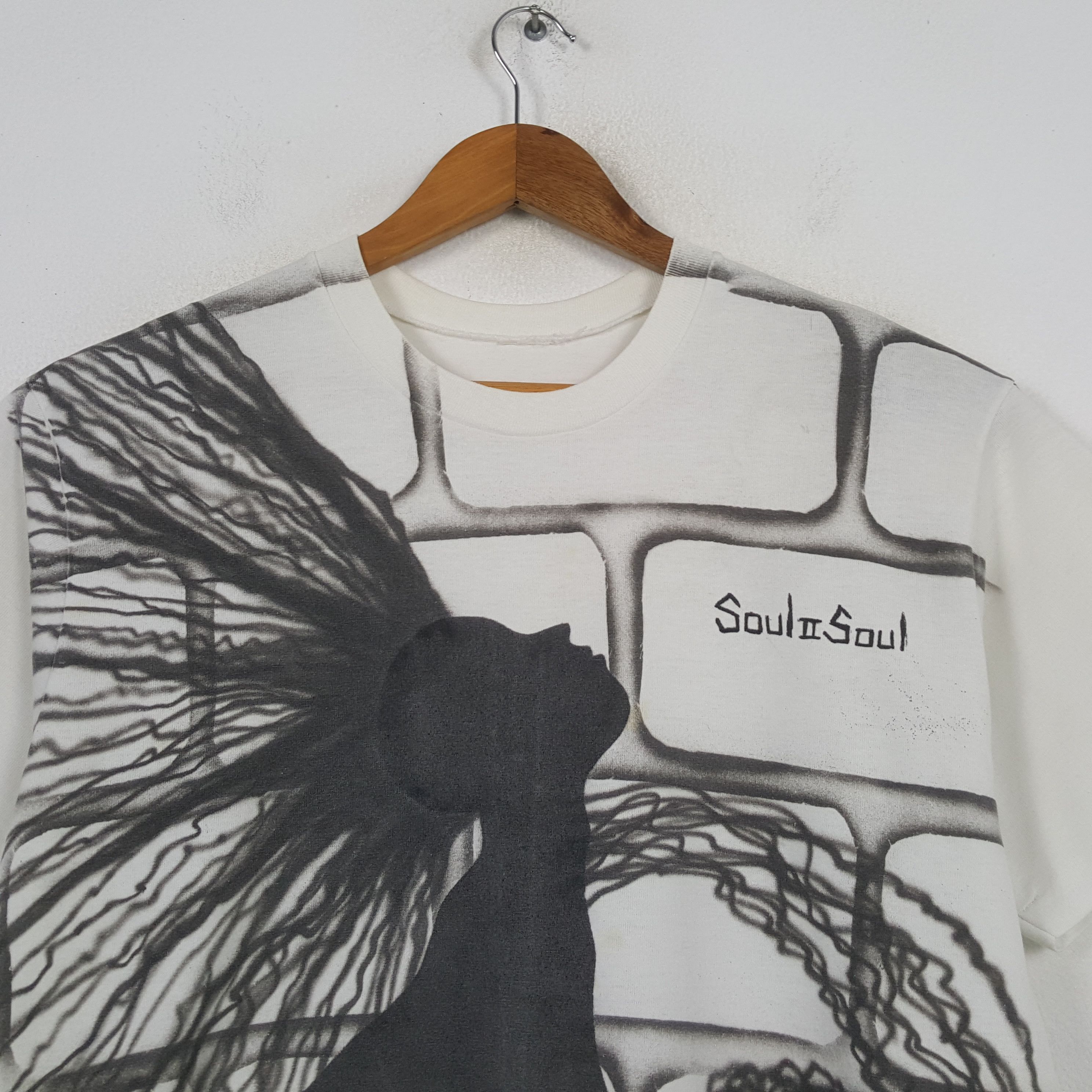 Rap Tees × Vintage Vintage SOUL ll SOUL British Record Producer T-shirt 31 Size US L / EU 52-54 / 3 - 2 Thumbnail