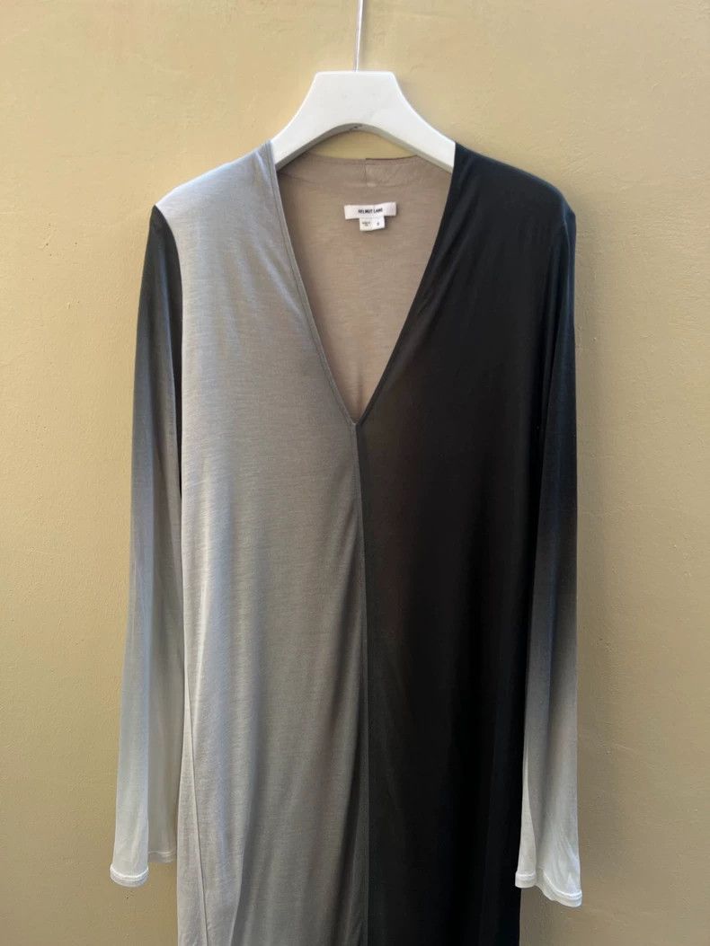 Helmut Lang helmut lang Gradual v-neck dress 2504-Nextarrow Size S / US 4 / IT 40 - 2 Thumbnail
