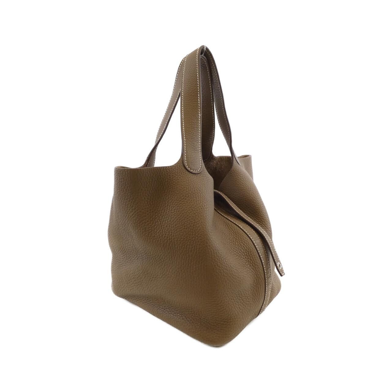 Hermes Hermes Hermès Picotin Lock MM Taurillon Clémence Bag Leather Handbag DUTY FREE for USA Size ONE SIZE - 1 Thumbnail