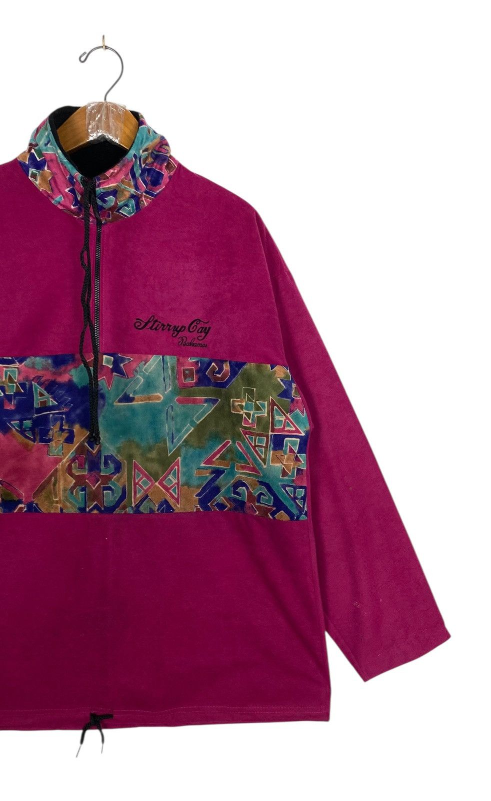 Vintage Rare‼️ Vintage Stirrup Cay Bahamas Fleece Talon Zipper Size US M / EU 48-50 / 2 - 3 Thumbnail
