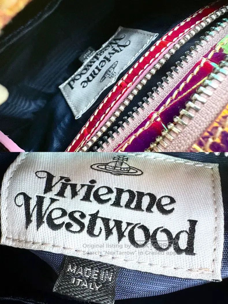 Vivienne Westwood Vivienne Westwood size os Large Saturn Laser Crocodile Leat Size ONE SIZE - 9 Thumbnail