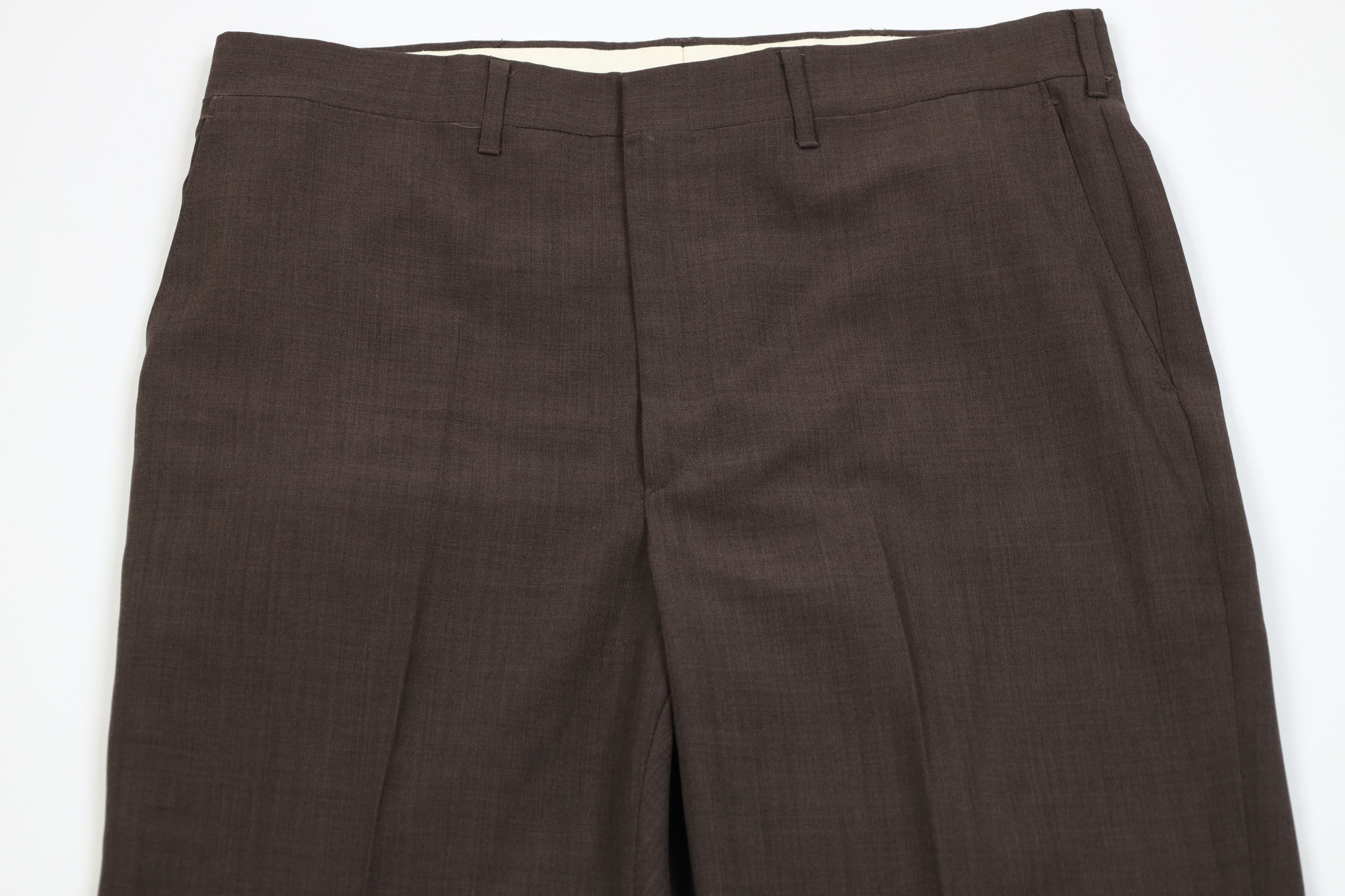 Vintage Vintage 70s Streetwear Blend Knit Wide Leg Chino Pants USA Size US 36 / EU 52 - 2 Thumbnail