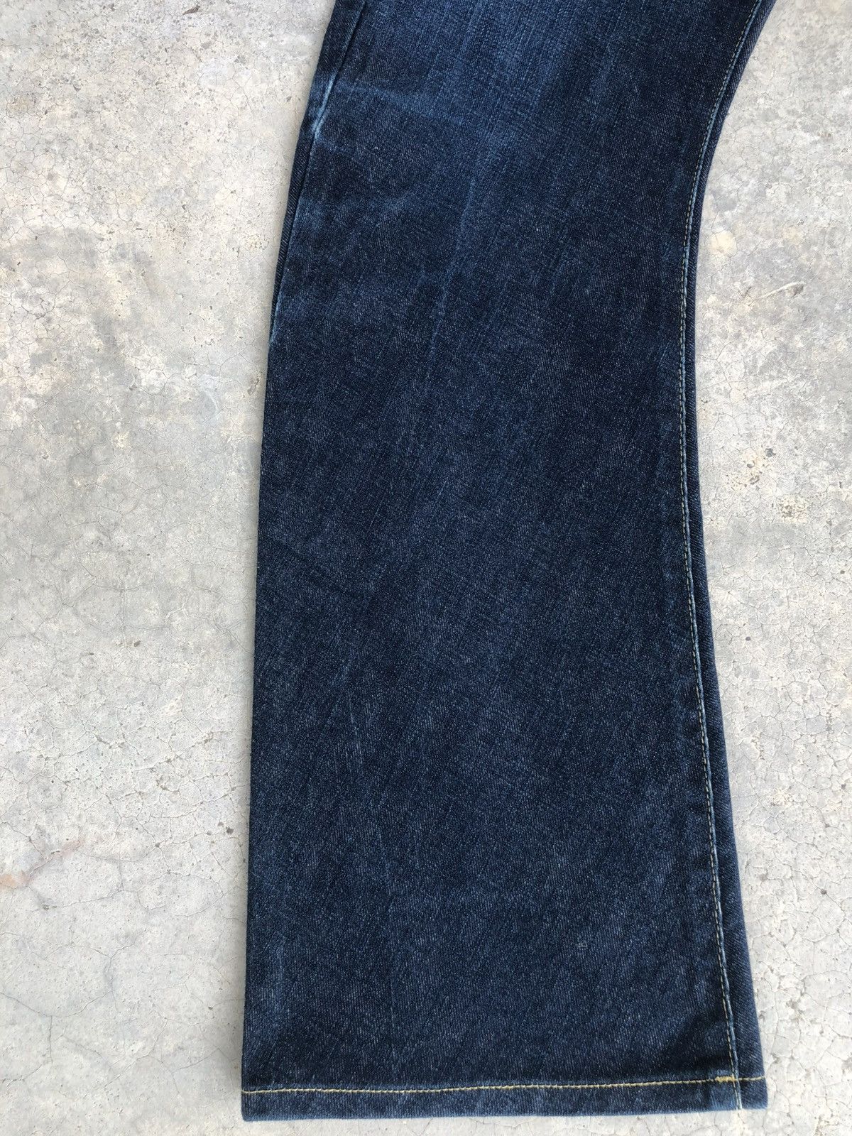 If Six Was Nine Japanese WJK Flared Jeans Bootcut Distressed J Cut Size US 31 - 6 Thumbnail