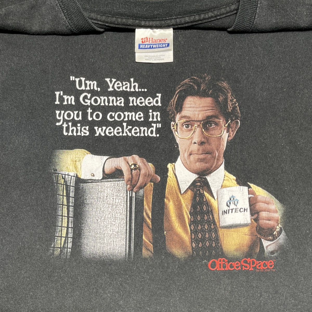 Vintage 00’s Office Space Movie Promo Size US L / EU 52-54 / 3 - 1 Thumbnail