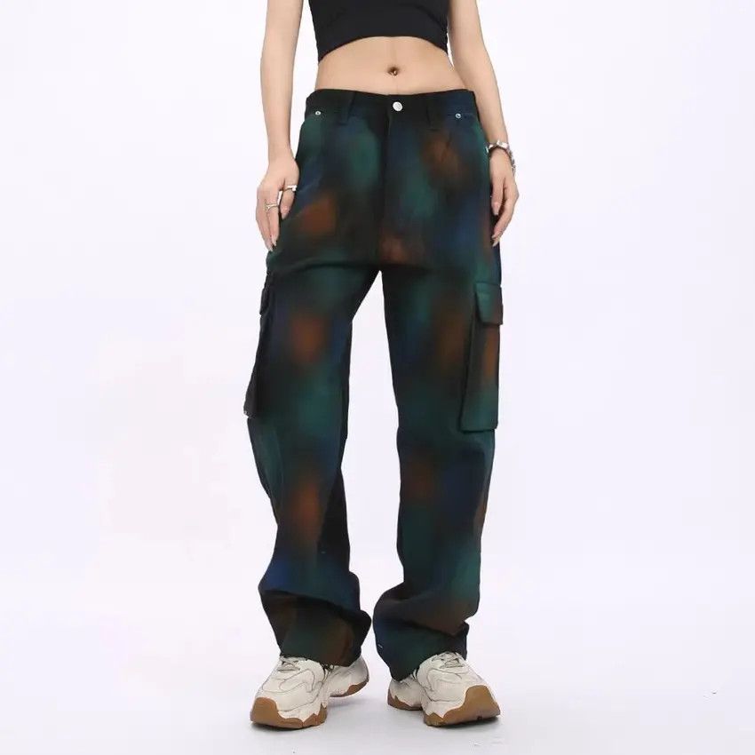 Designer × Japanese Brand Vintage Hip Hop Streetwear Loose Casual Jeans Size US 33 - 3 Thumbnail
