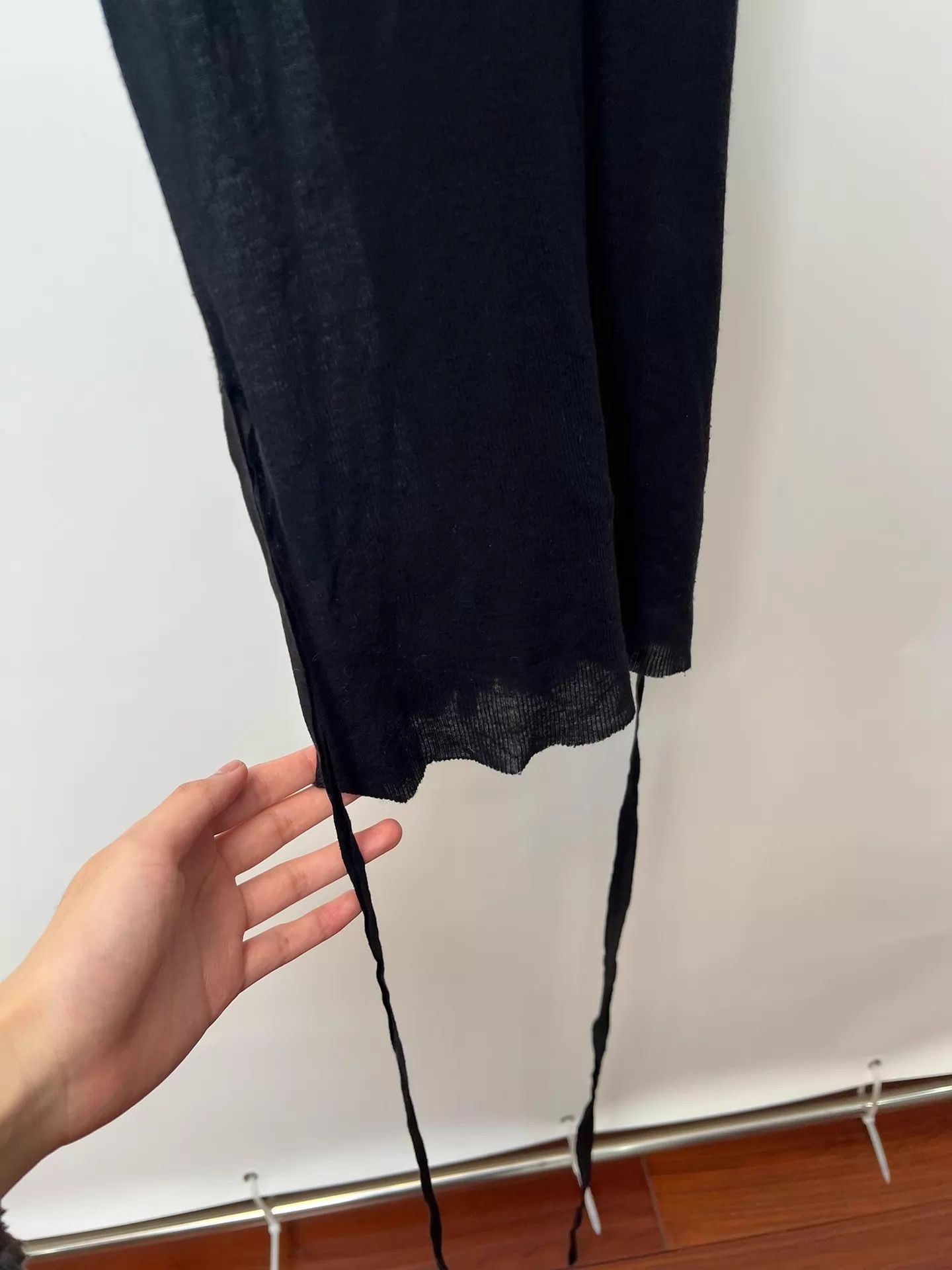 Ann Demeulemeester Ann Demeulemeester Double Layer Ribbon Tank Top xxs Size XXS / US 00 / IT 34 - 5 Thumbnail