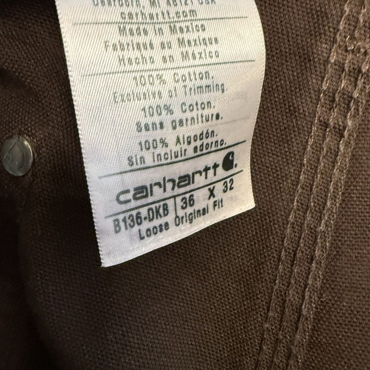 Carhartt Vintage Brown Carhartt Double knee pants Size US 36 / EU 52 - 2 Thumbnail