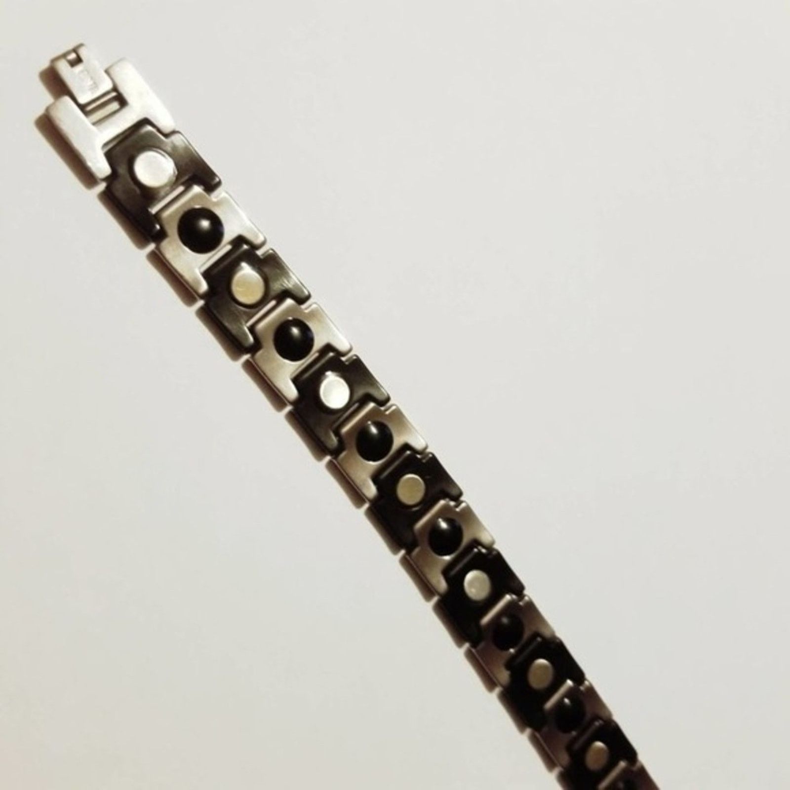 Other New Tungsten carbide sivler and black bracelet 8"‎ Size ONE SIZE - 4 Thumbnail