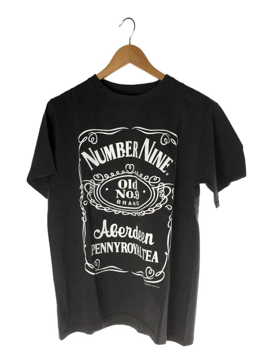 image of Number N Ine Aberdeen Pennyroyal Tea T-Shirt in Black, Men's (Size Large)