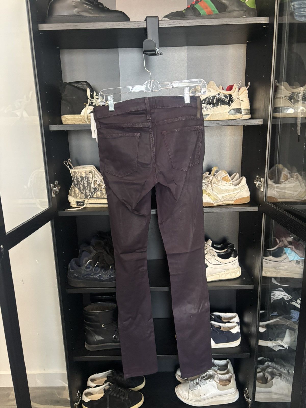 Helmut Lang helmut lang maroon stretch jeans Size 26" / US 2 / IT 38 - 3 Thumbnail