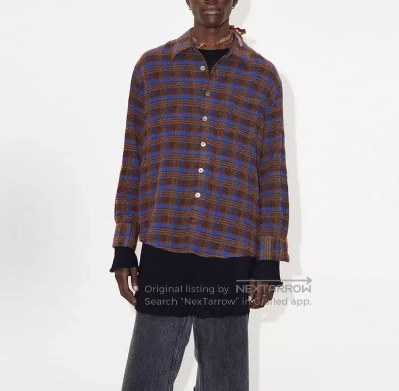 Our Legacy Our Legacy Plaid Shirt Brown Tone Size US S / EU 44-46 / 1 - 3 Thumbnail