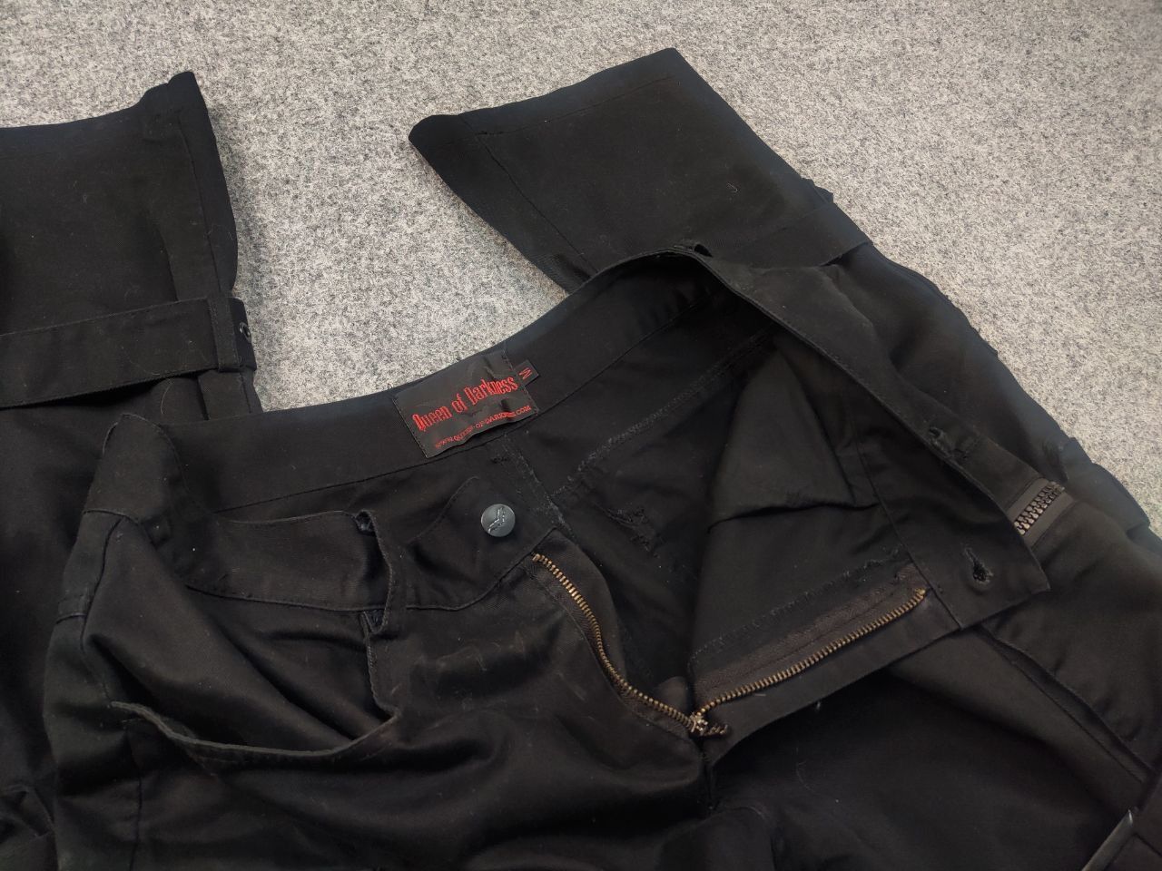 If Six Was Nine Queen Of Darkness Cargo Bomdage Pants Hysteric Opium LGB Size US 32 / EU 48 - 15 Thumbnail