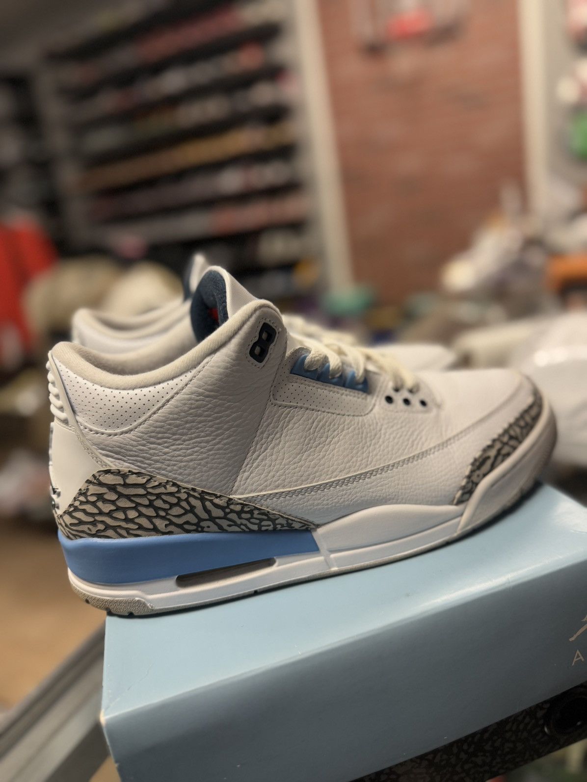 Jordan Brand Jordan 3 UNC (CT8532-104) Size 12 🧼 W/ BOX Size US 12 / EU 45 - 7 Thumbnail