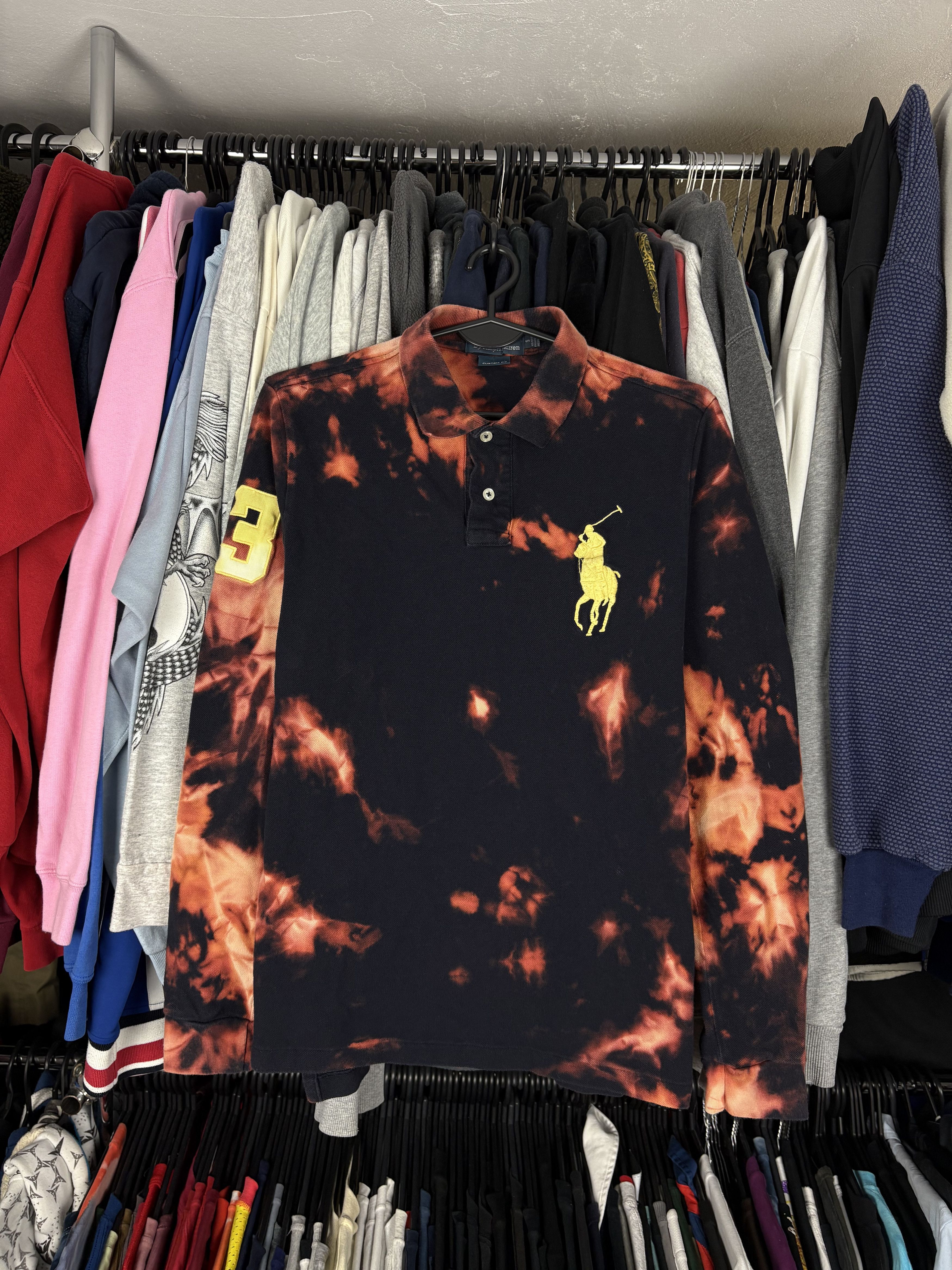Polo Ralph Lauren × Ralph Lauren × Vintage Vintage Polo Ralph Lauren Big Pony 3 Hype Rugby Polo Shirt Size US S / EU 44-46 / 1 - 1 Thumbnail