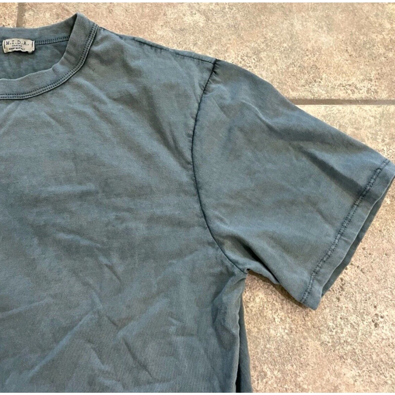 Vintage VINTAGE M.I.D.A Undici T-Shirt Mens XL Gray Designer Italy Size US XL / EU 56 / 4 - 2 Thumbnail