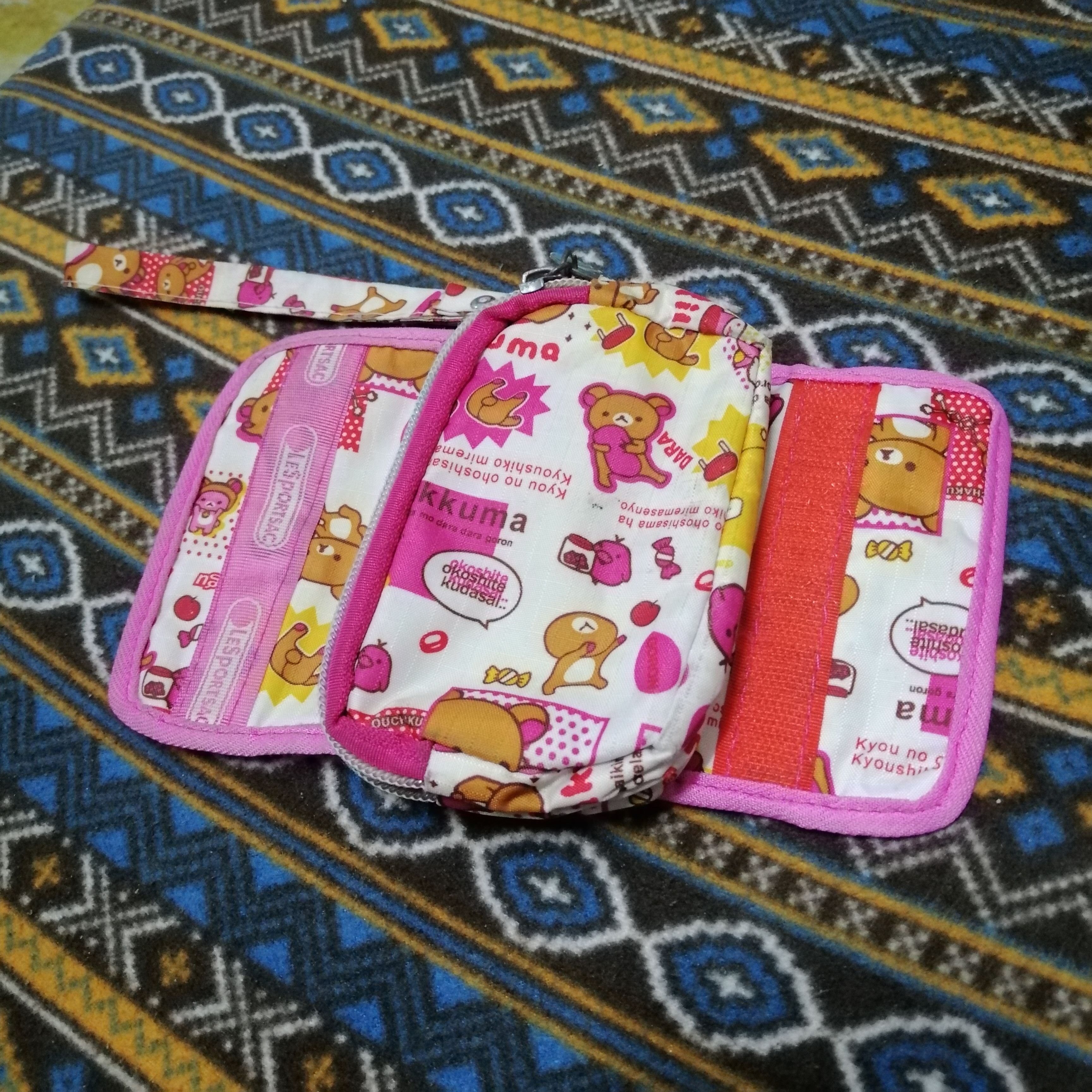 Japanese Brand Lesportsac X Rilakkuma Key Case & Coin Slot Purse Size ONE SIZE - 6 Thumbnail