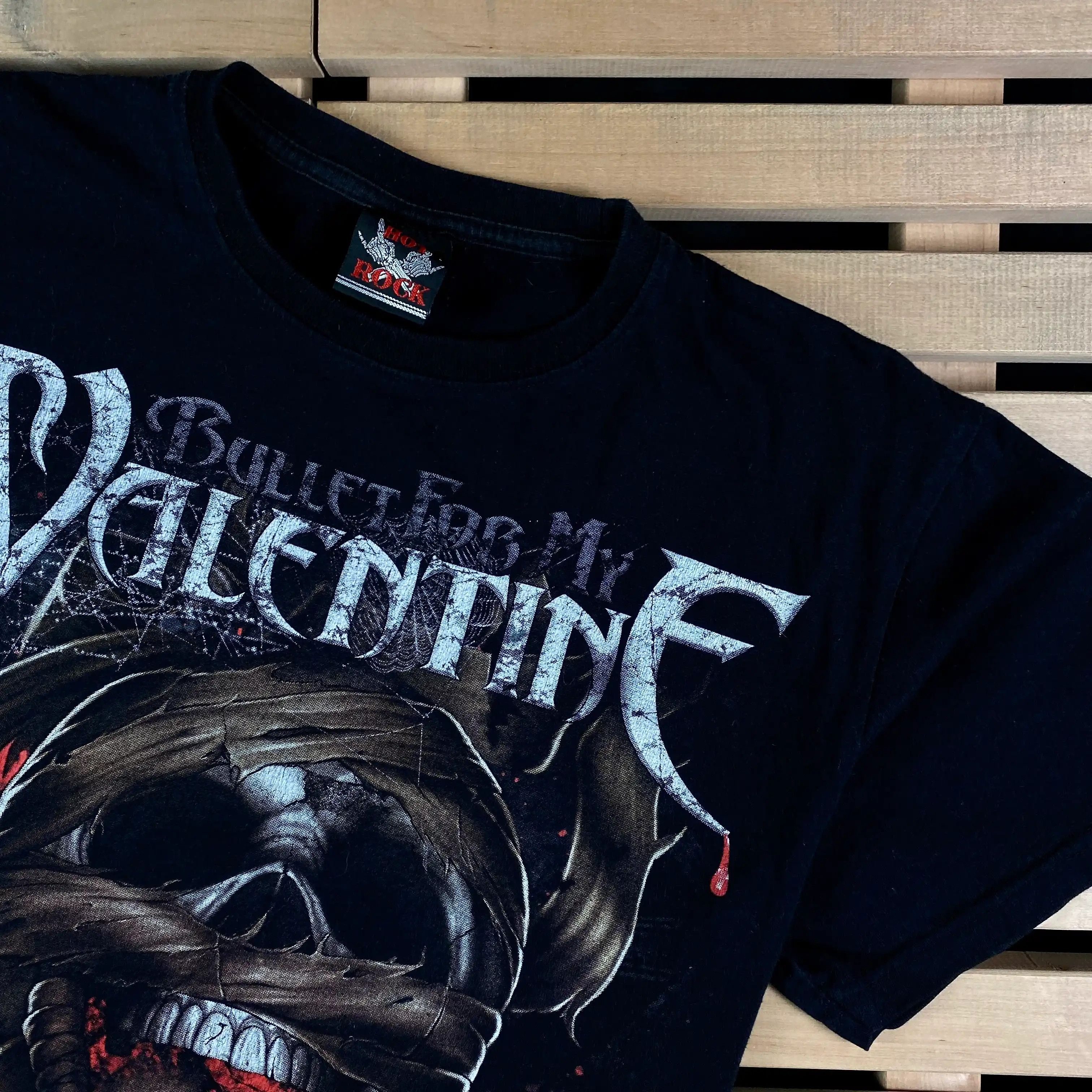 Band Tees × Vintage Mens T-Shirt Bullet For My Valentine Vintage Size M Size US M / EU 48-50 / 2 - 2 Thumbnail