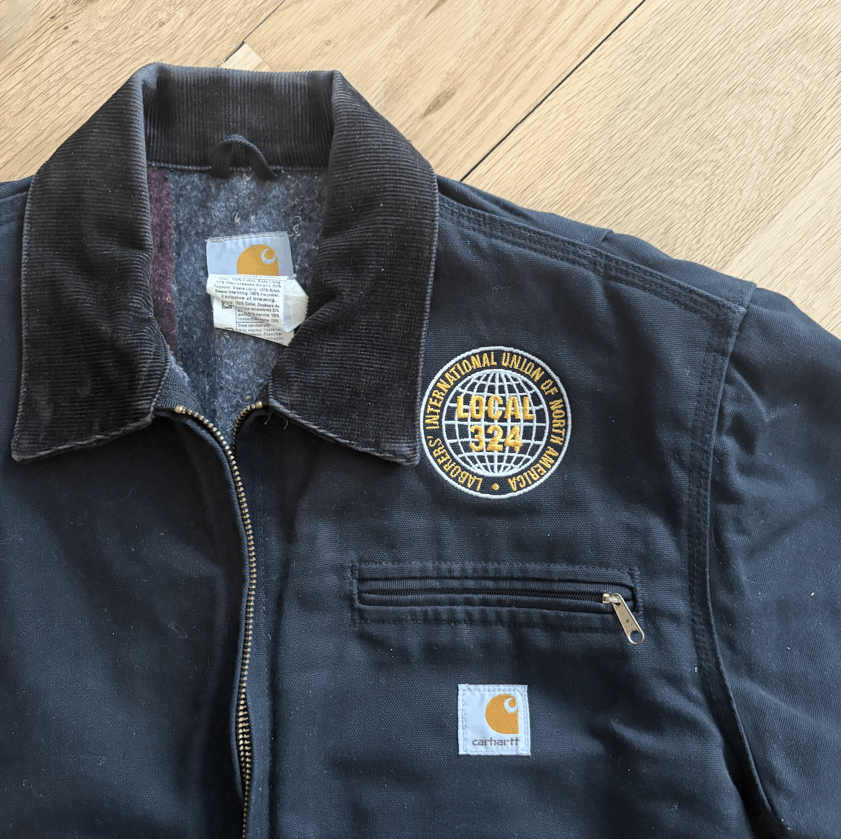 Carhartt Made in USA Carhartt Detroit Jacket - Local 324 LIUNA Size US M / EU 48-50 / 2 - 4 Thumbnail