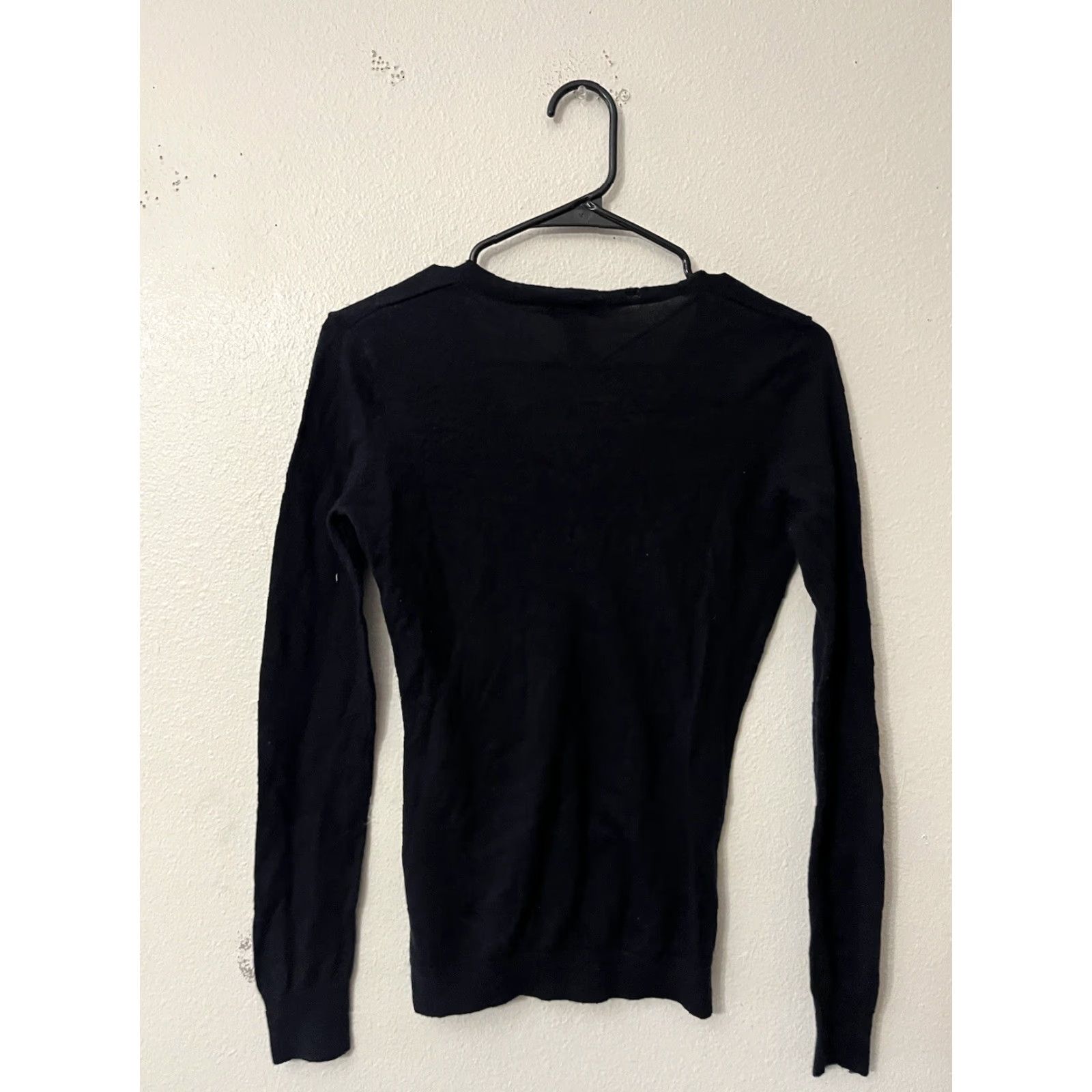 H&M VINTAGE H&M Pullover Sweater Unisex Adults Small V-Neck Brown 90s Classic Dad Grandpa Knit Wool Blend Tights Breathable Warm Lightweight Size S / US 4 / IT 40 - 2 Thumbnail