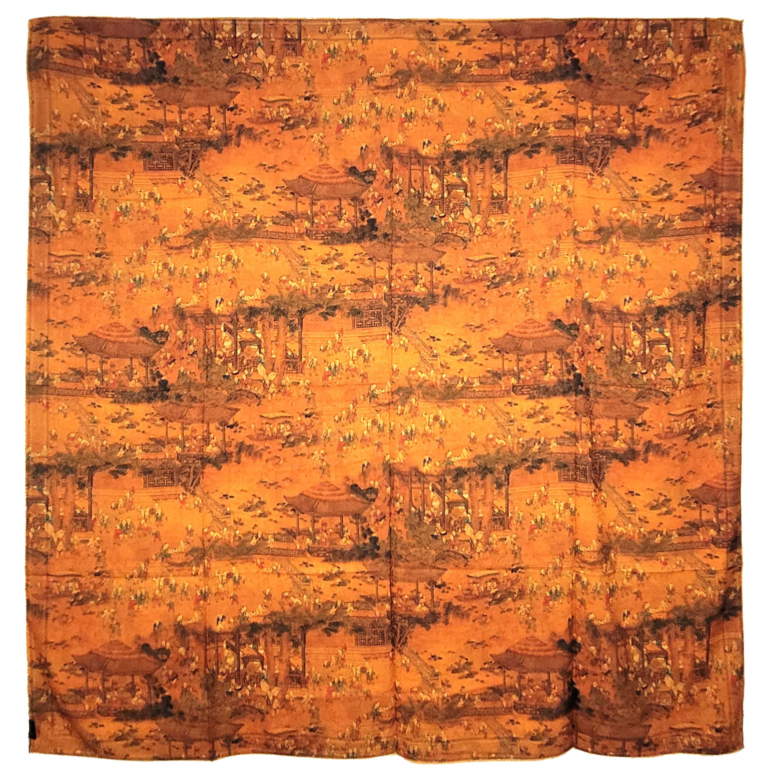 Other NWT Double Sided Silk Scarf 52"x52" Large Square Wrap 3222 Size ONE SIZE - 3 Thumbnail