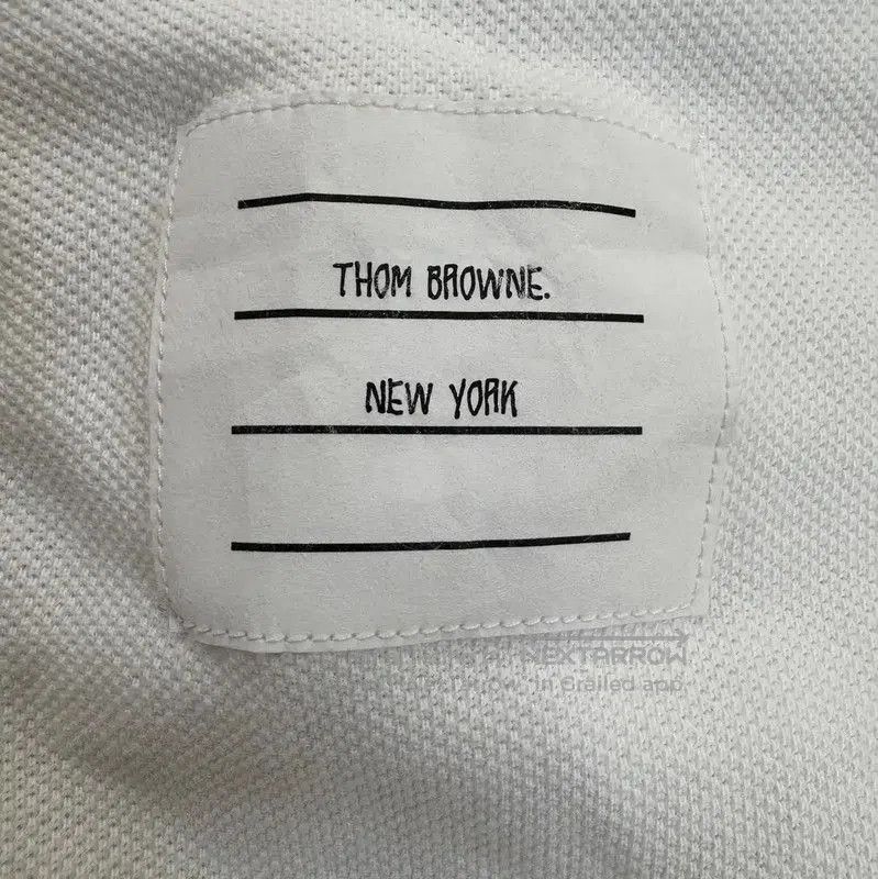 Thom Browne Thom Browne White Striped Cotton Dress for Women . Size S / US 4 / IT 40 - 6 Thumbnail