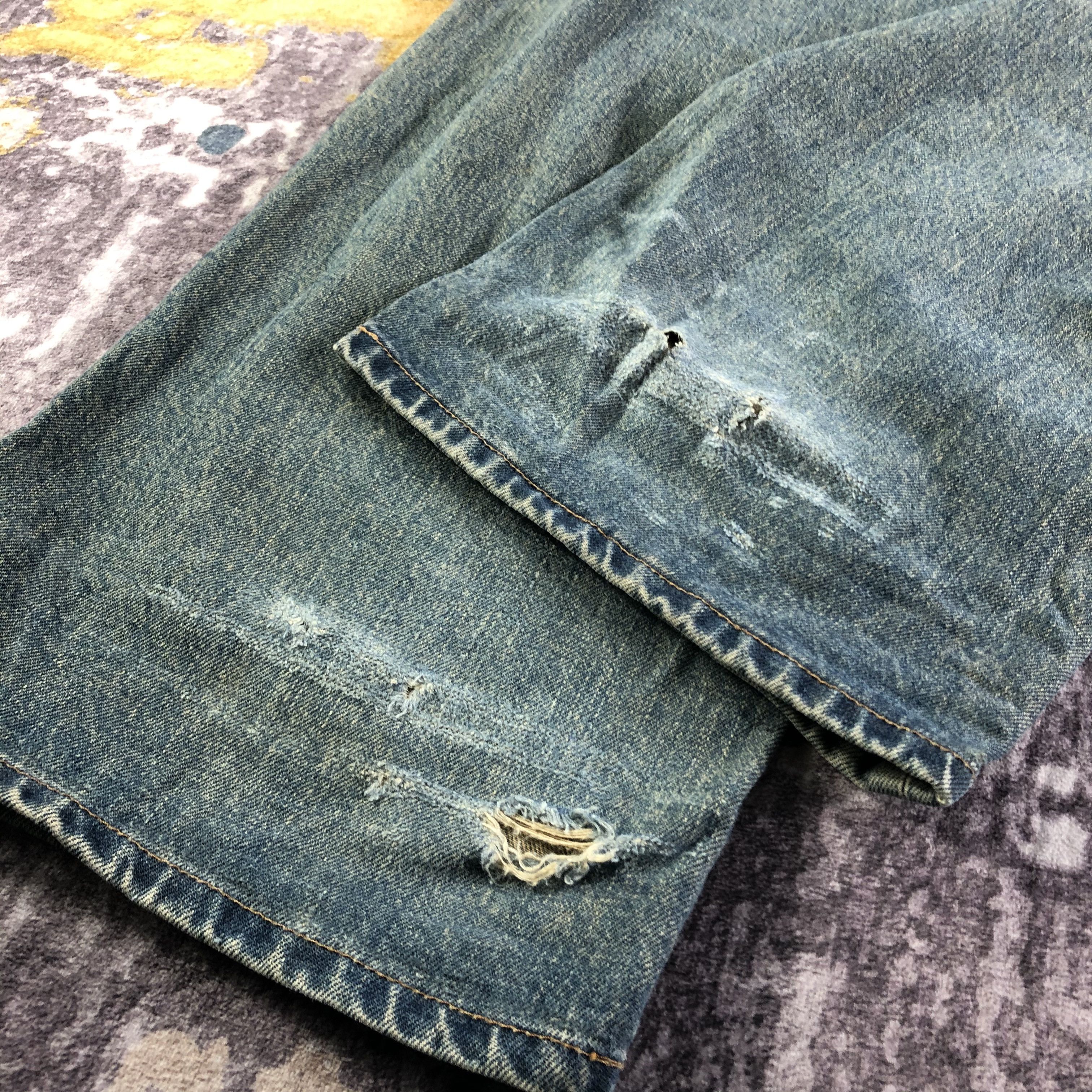 Vintage Vintage Wrangler Selvedge Jeans-JM3693 Size US 32 / EU 48 - 4 Thumbnail