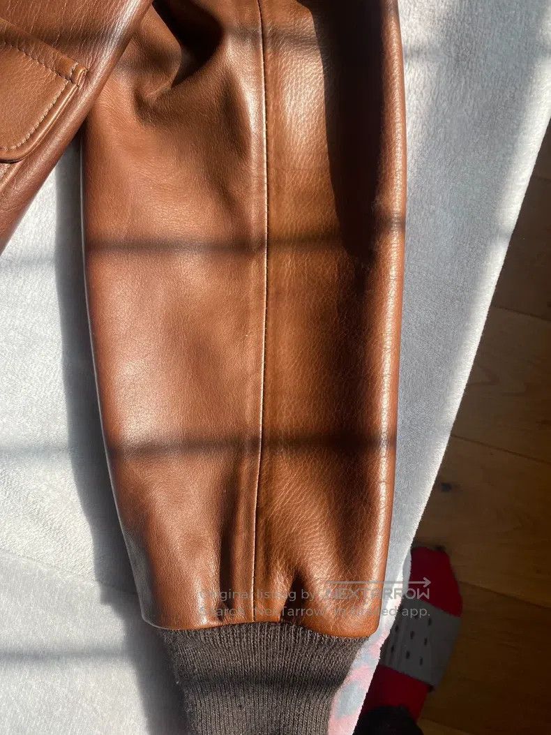 Schott Schott Calf leather limited edition slim fit flight jacket Size US L / EU 52-54 / 3 - 5 Thumbnail