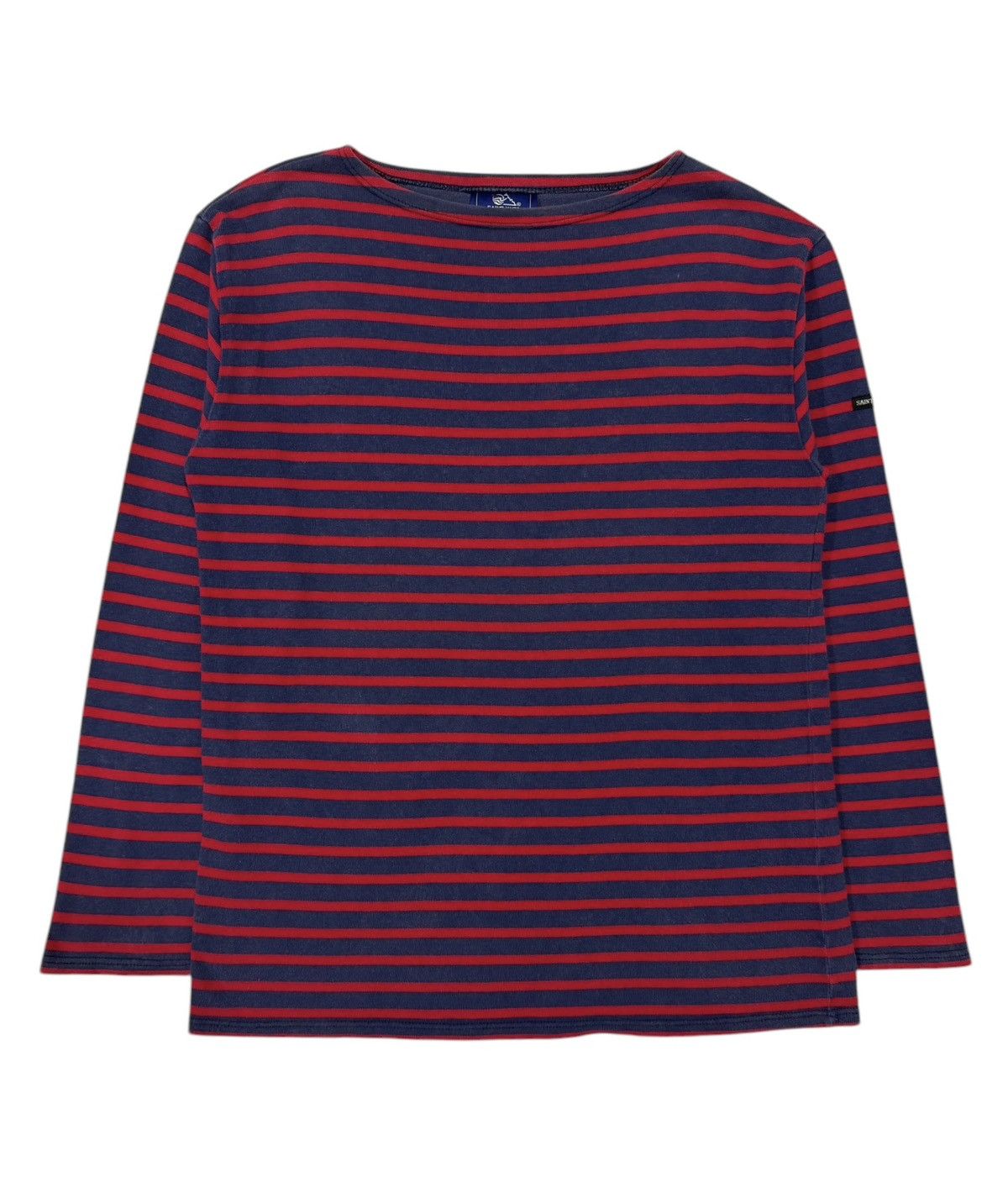 Saint James Vtg🔥Saint James Boatneck Striped Longsleeve Shirt Size US M / EU 48-50 / 2 - 1 Thumbnail