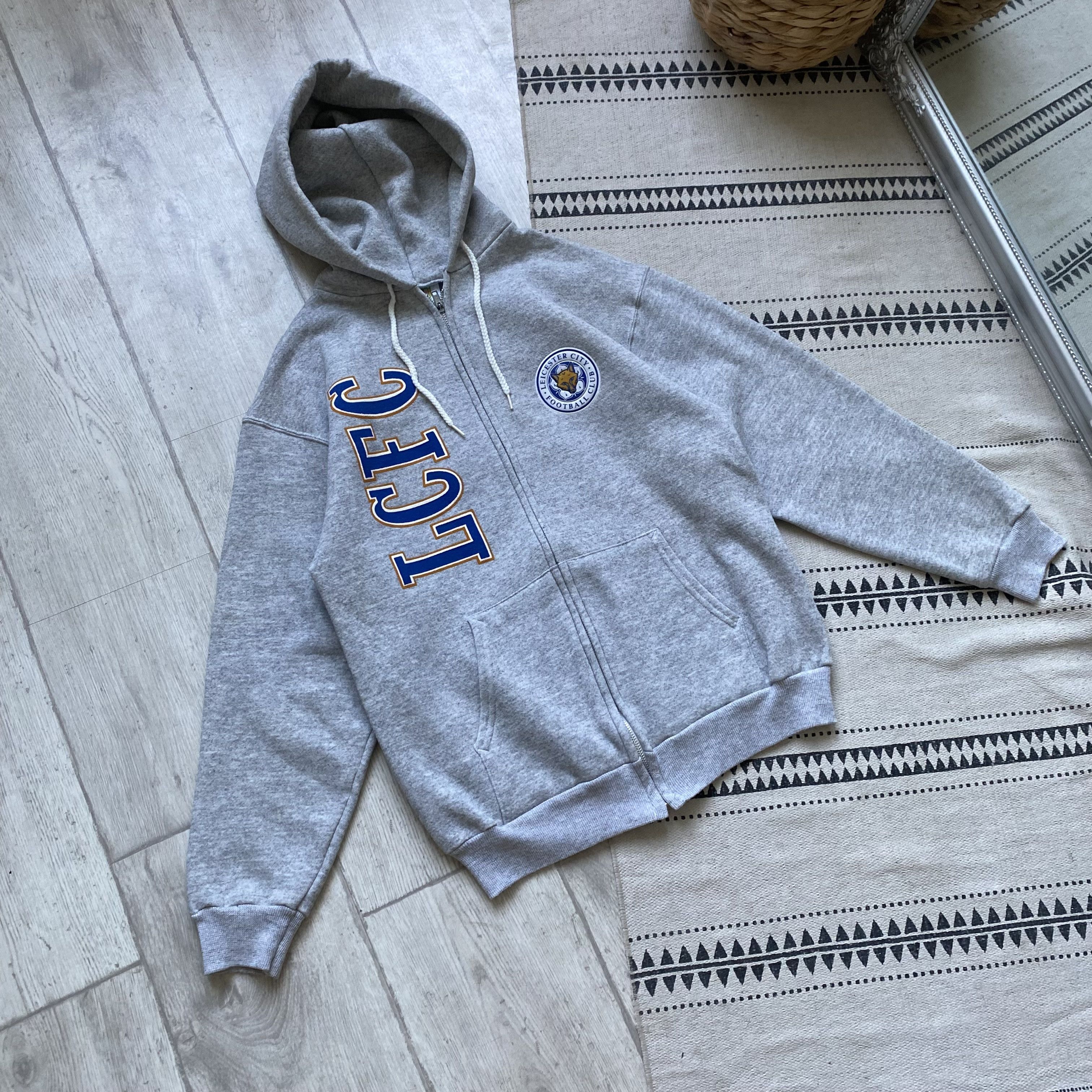 Umbro ⚽️ Vintage 90s leicesters City Hoodie Soccer Zip up Nike Size US S / EU 44-46 / 1 - 8 Thumbnail