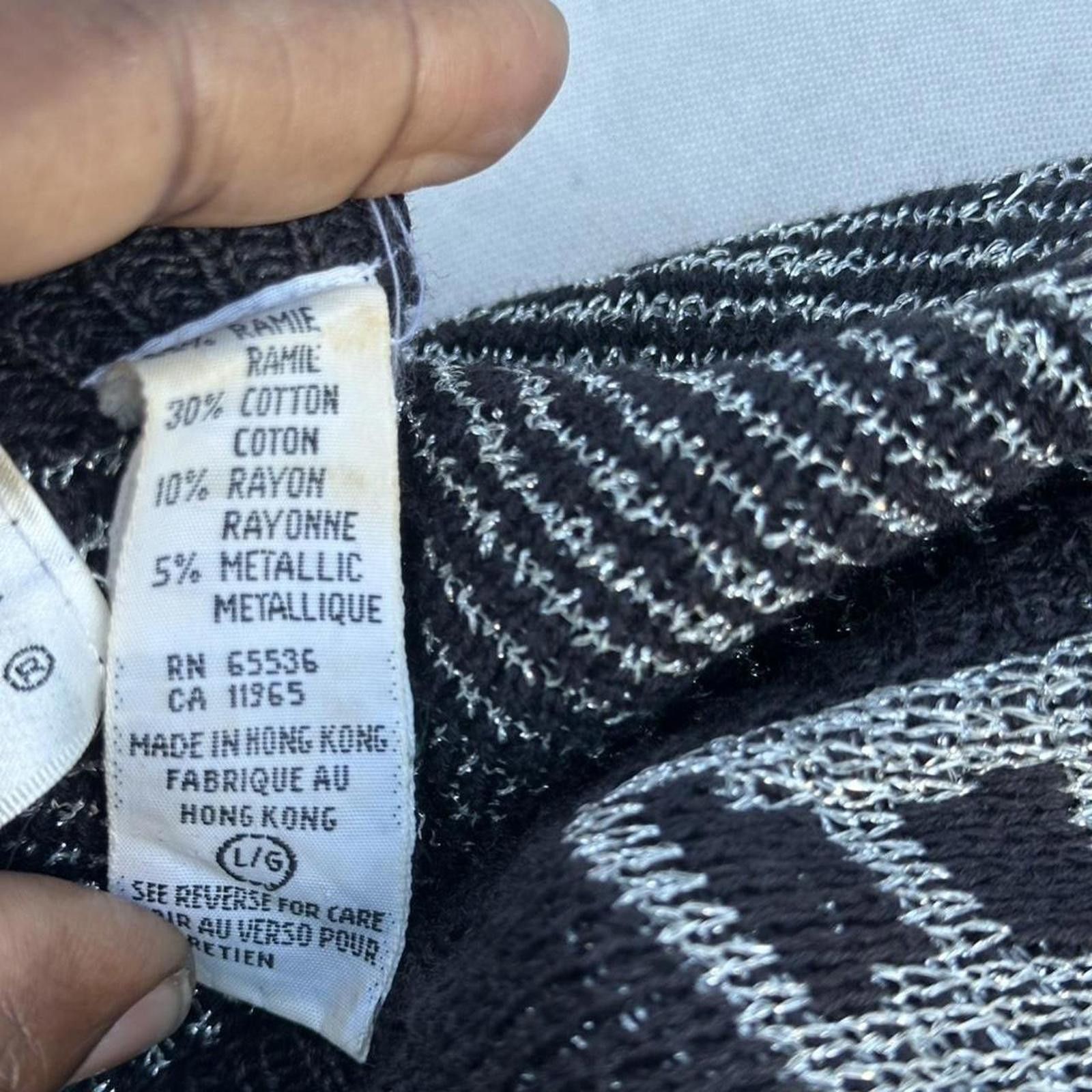 Other Women's Black and Grey Jumper Size L / US 10 / IT 46 - 6 Thumbnail