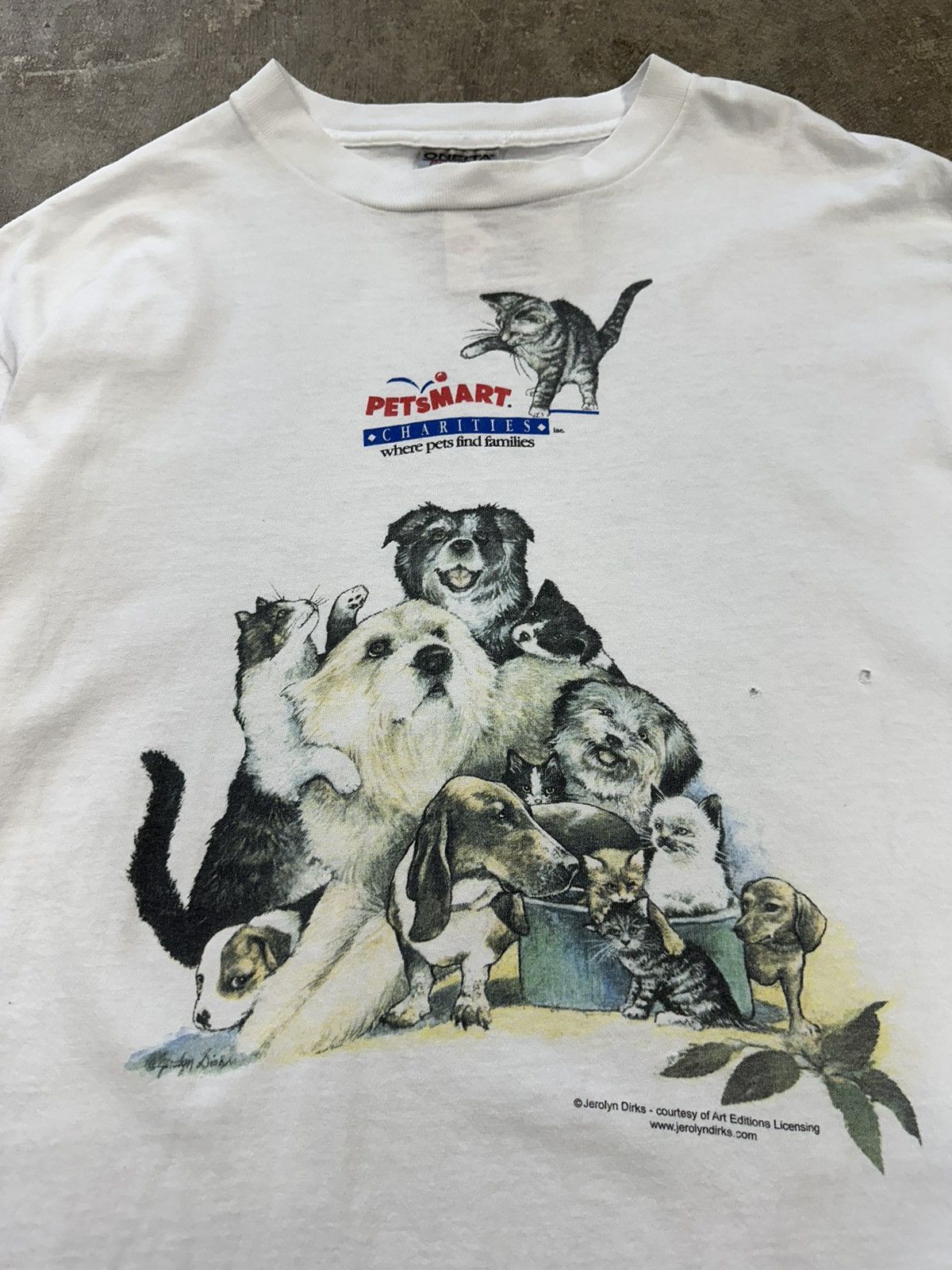 Vintage Vintage 90s PetSmart T-Shirt Size US L / EU 52-54 / 3 - 4 Thumbnail