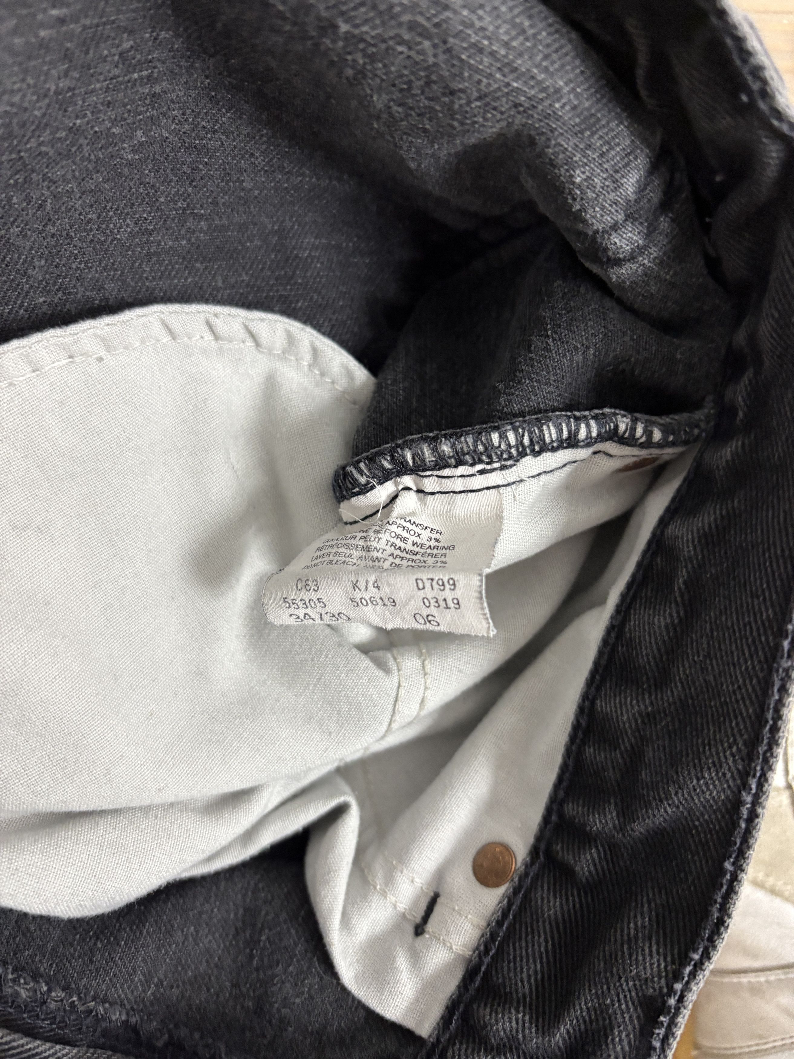 Levi's Levi's Levi Strauss & Co Orange Tab Vintage Black Jeans Size US 34 / EU 50 - 5 Thumbnail