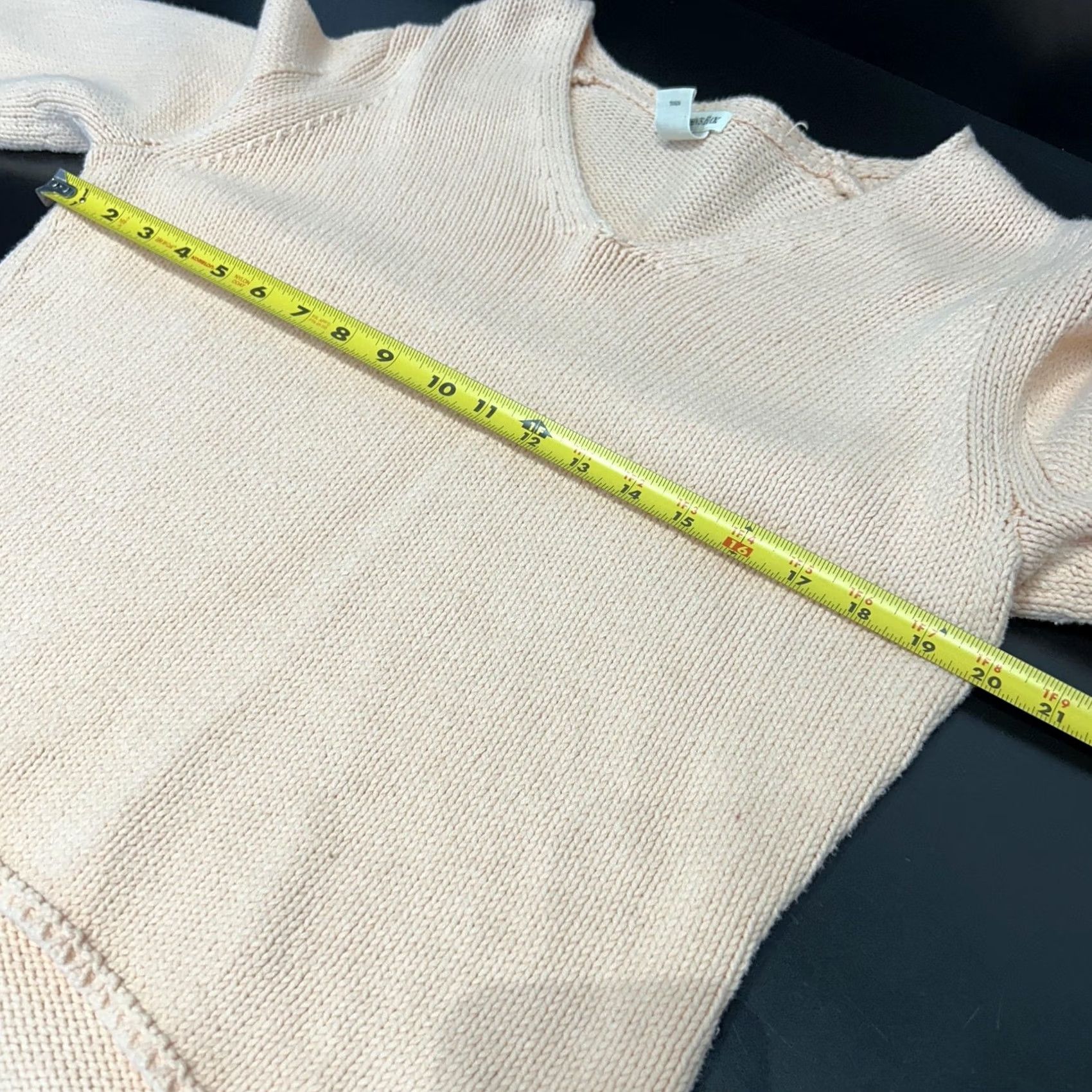Vintage VINTAGE St. Johns Bay Sweater Womens Large Pink Peach V-Neck Knit Pullover 90s Mens? Size L / US 10 / IT 46 - 4 Thumbnail