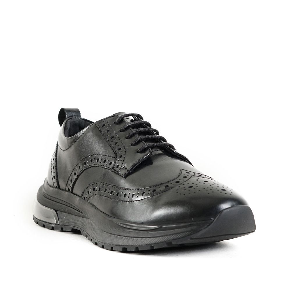 Leather Romi Black Leather Sneakers Size US 9 / EU 42 - 1 Thumbnail