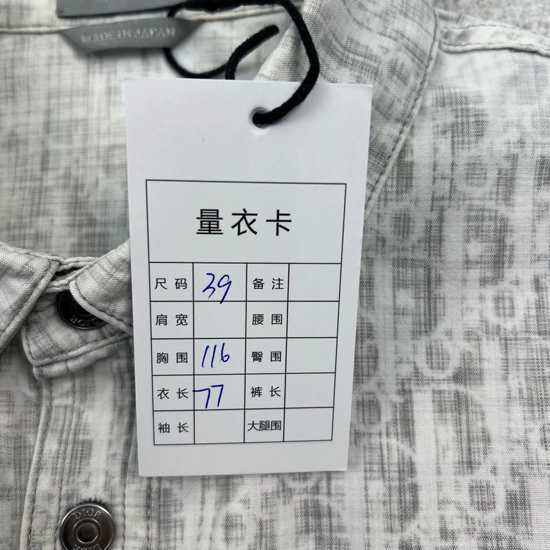 Dior Dior Old flower full print fade old loose long-sleeved deni Size US XXS / EU 40 - 3 Thumbnail