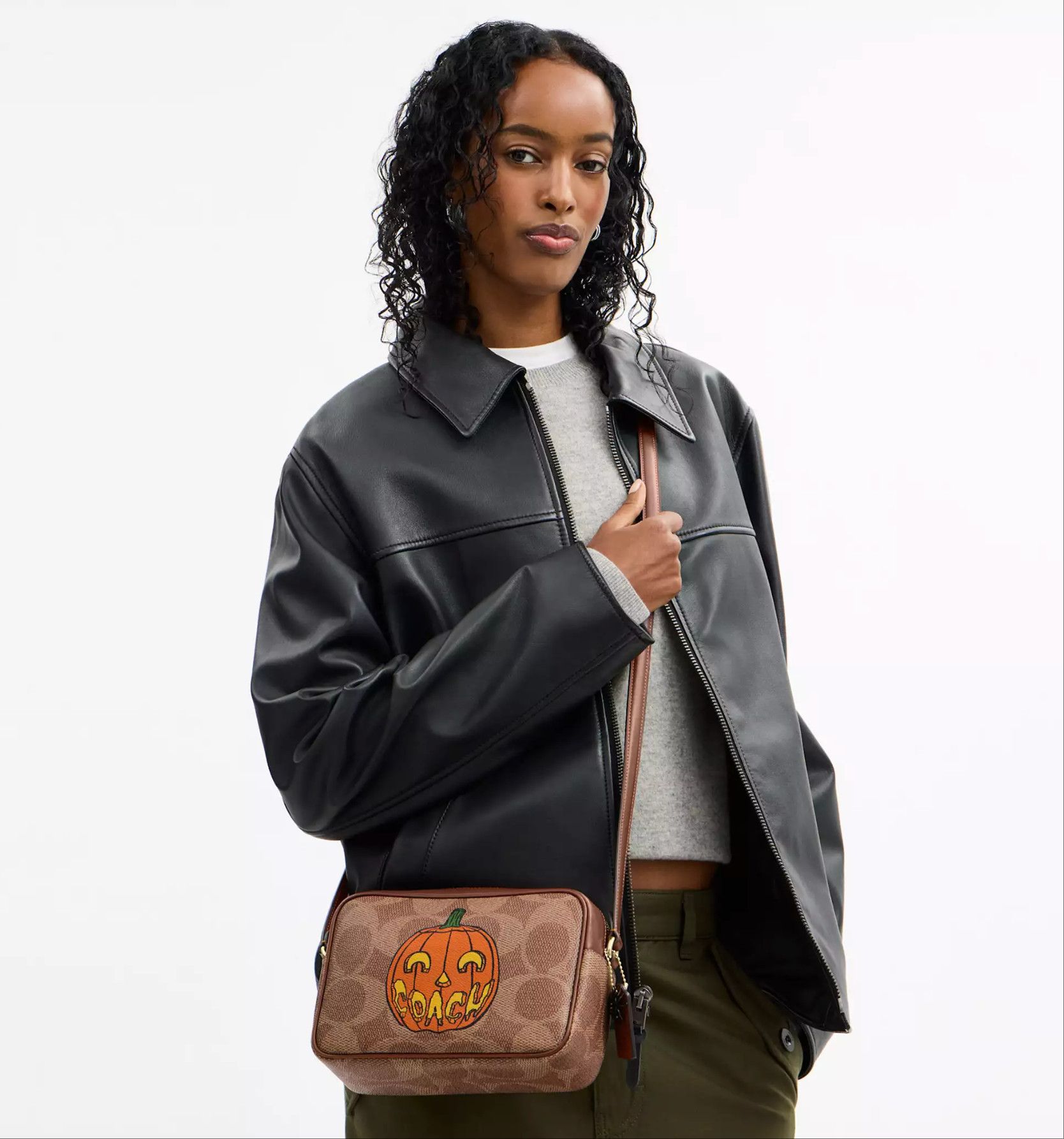 Coach Jamie Camera Bag In Signature Canvas With Halloween CCK86 Size ONE SIZE - 11 Thumbnail