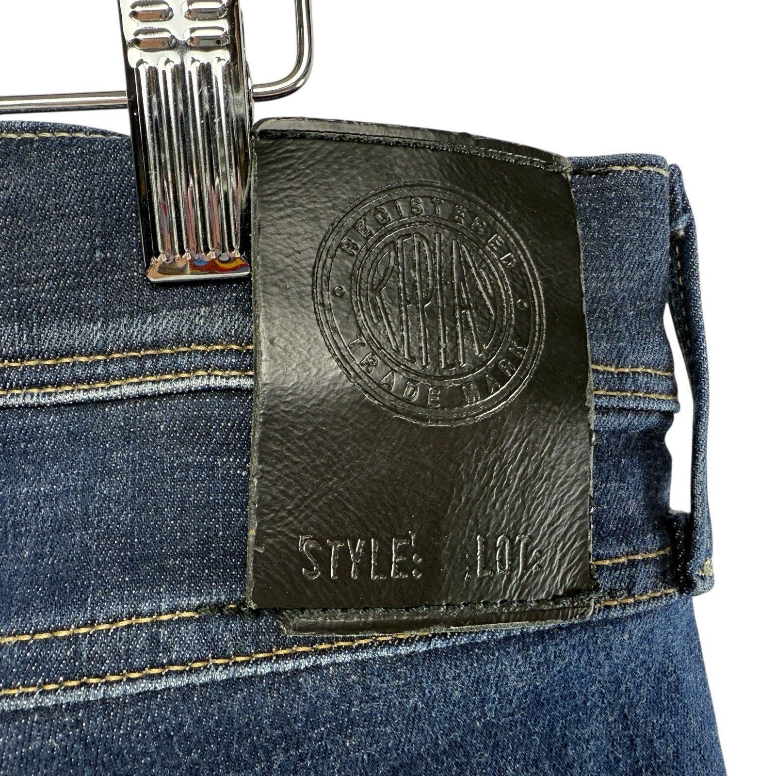 Replay Replay Anbass Hyperflex Re-used Dark Blue Slim Stretch Jeans Size US 33 - 5 Thumbnail