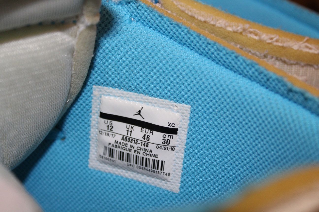 Nike × Off-White Off-white x Air Jordan 1 Retro High OG 'UNC' AQ0818-148 Size US 12 / EU 45 - 9 Thumbnail