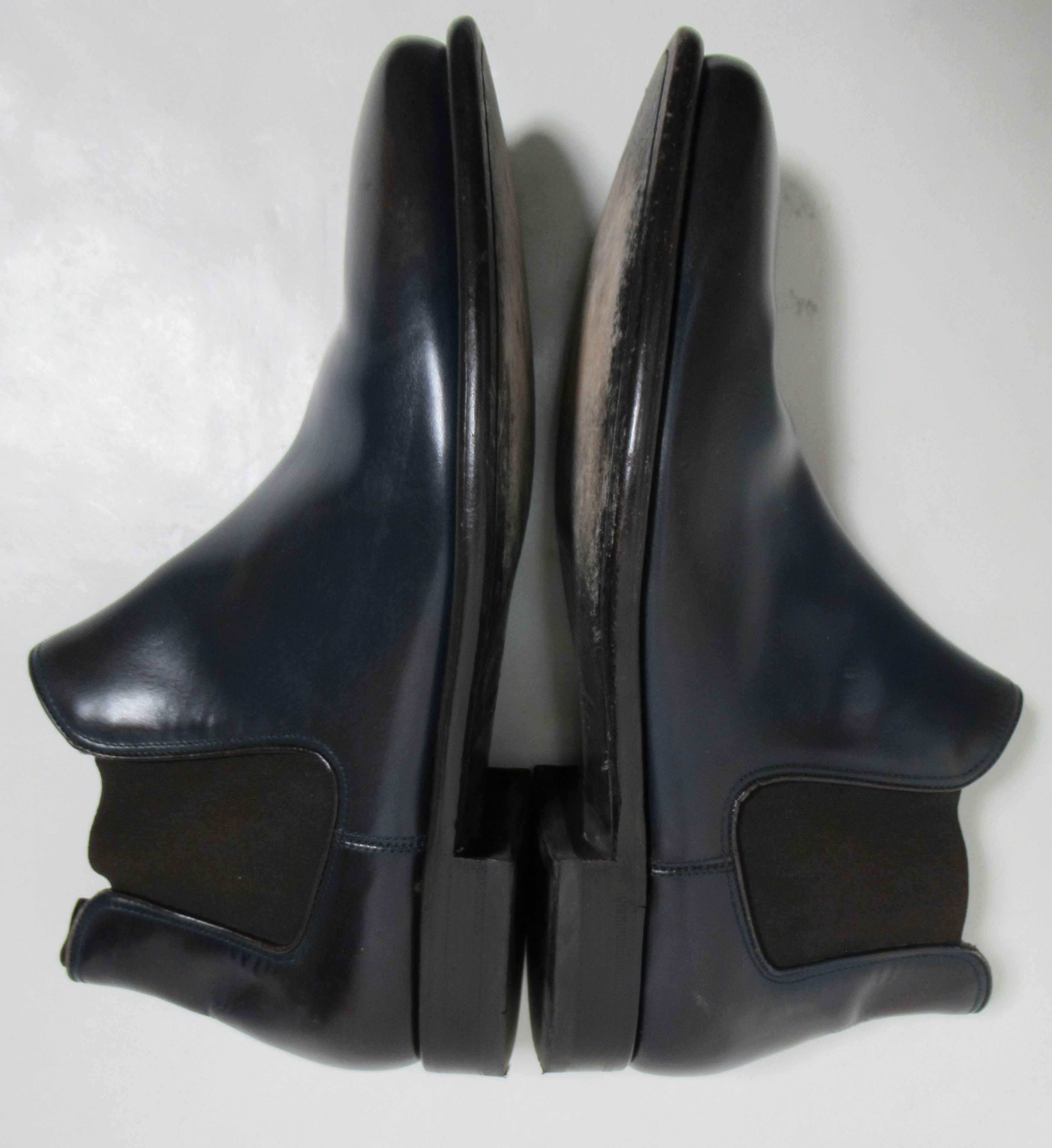 Salvatore Ferragamo Salvatore Ferragamo Men's Santo Chelsea Boots Chocolate Size US 11 / EU 44 - 7 Thumbnail