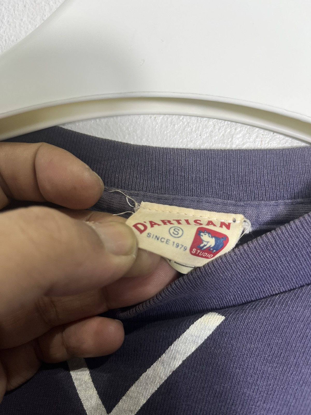 Japanese Brand Vintage 1990’s Studio D’artisan Long sleeve Tshirt Size US S / EU 44-46 / 1 - 5 Thumbnail
