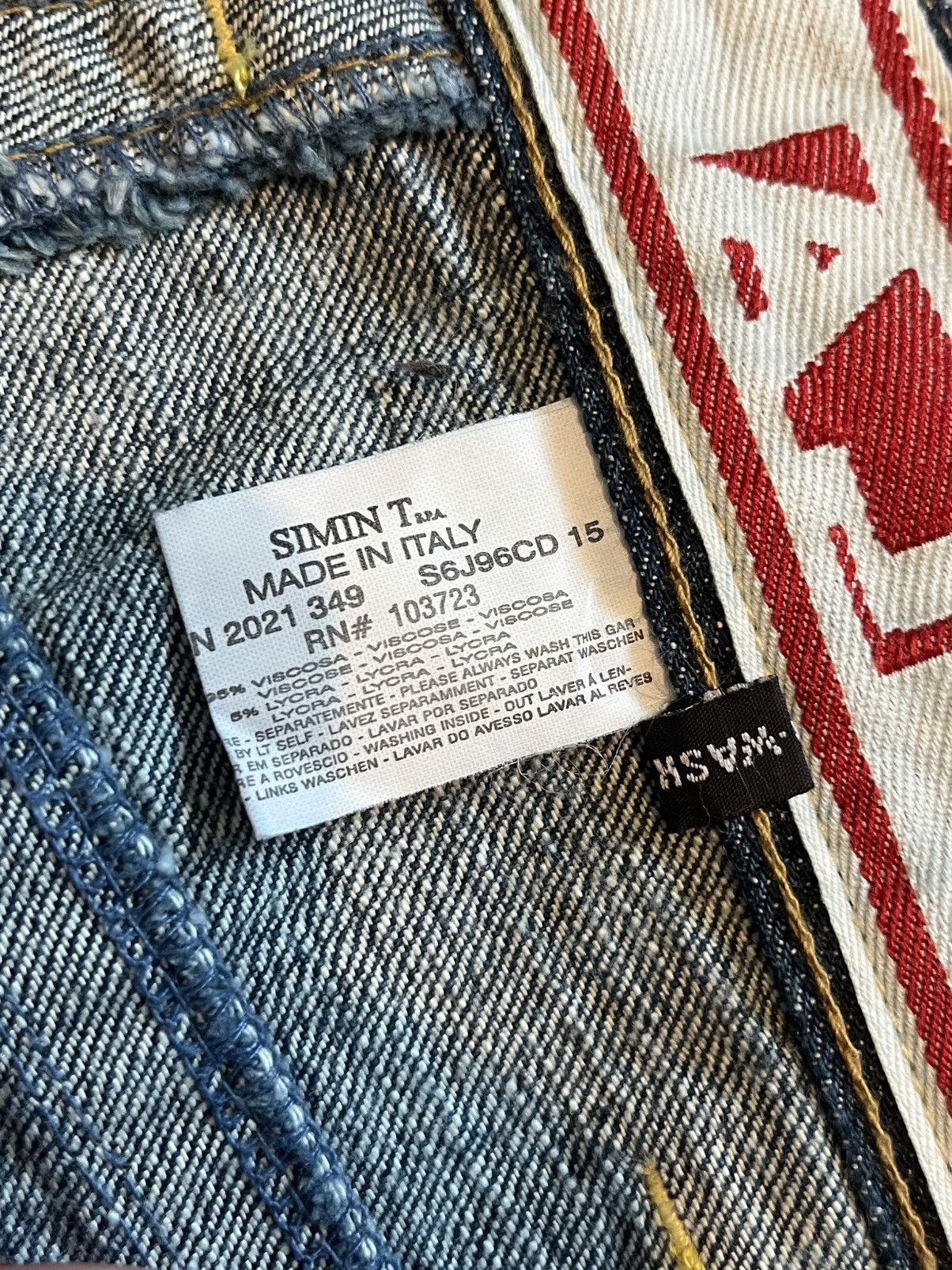 Giorgio Armani Flared Armani 00s Y2K Vintage Dirty Distressed BootCut Jeans Size US 29 - 6 Thumbnail