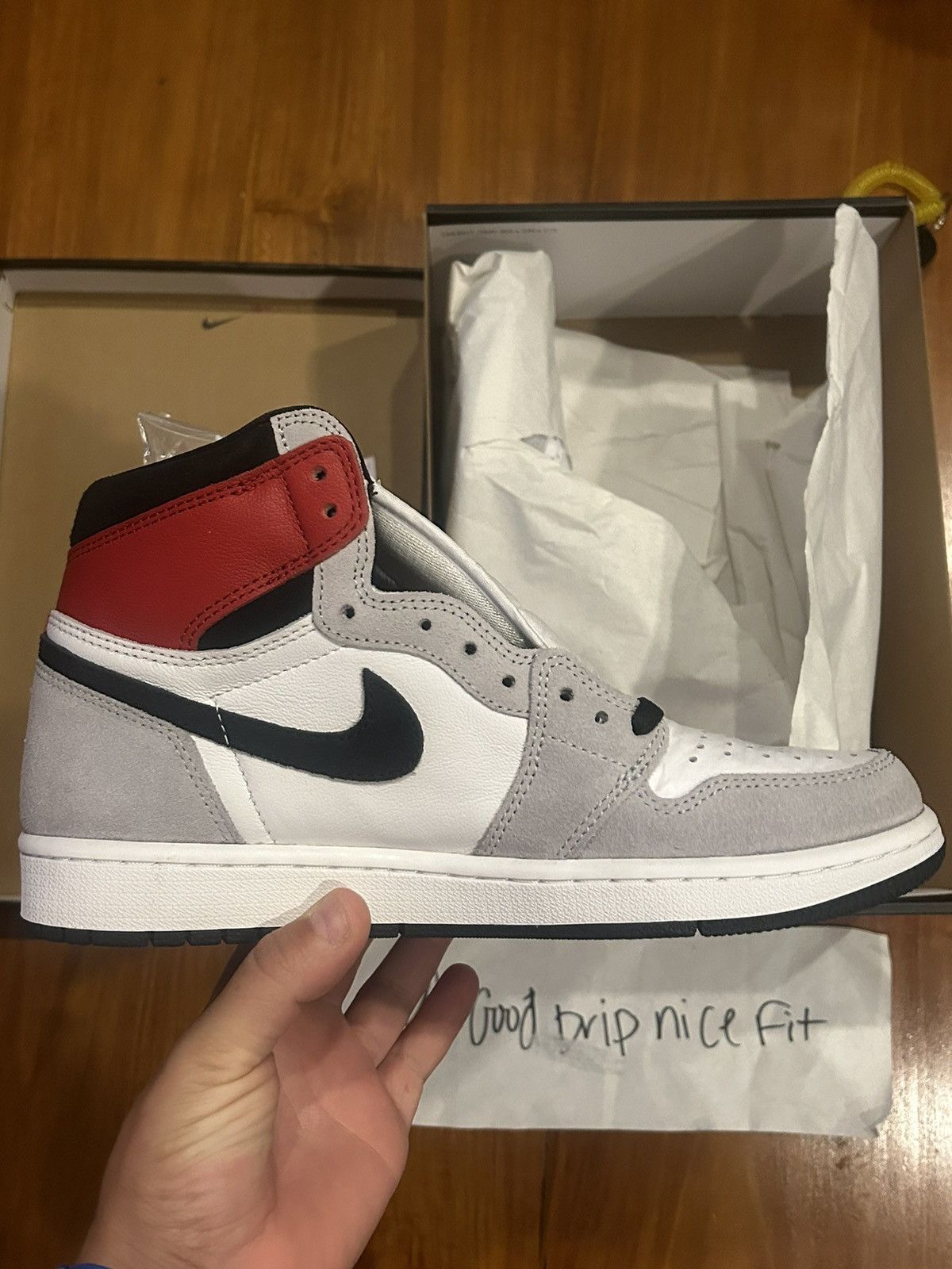 Jordan Brand Jordan 1 Retro High Light Smoke Grey Size US 8.5 / EU 41-42 - 3 Thumbnail